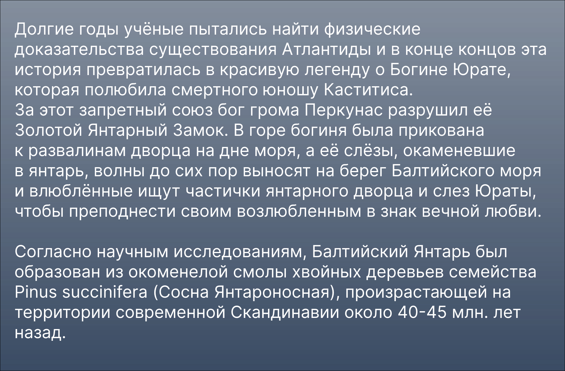 Янтарь-Русская Атлантида — Изображение №3 — Брендинг, Нейро на Dprofile