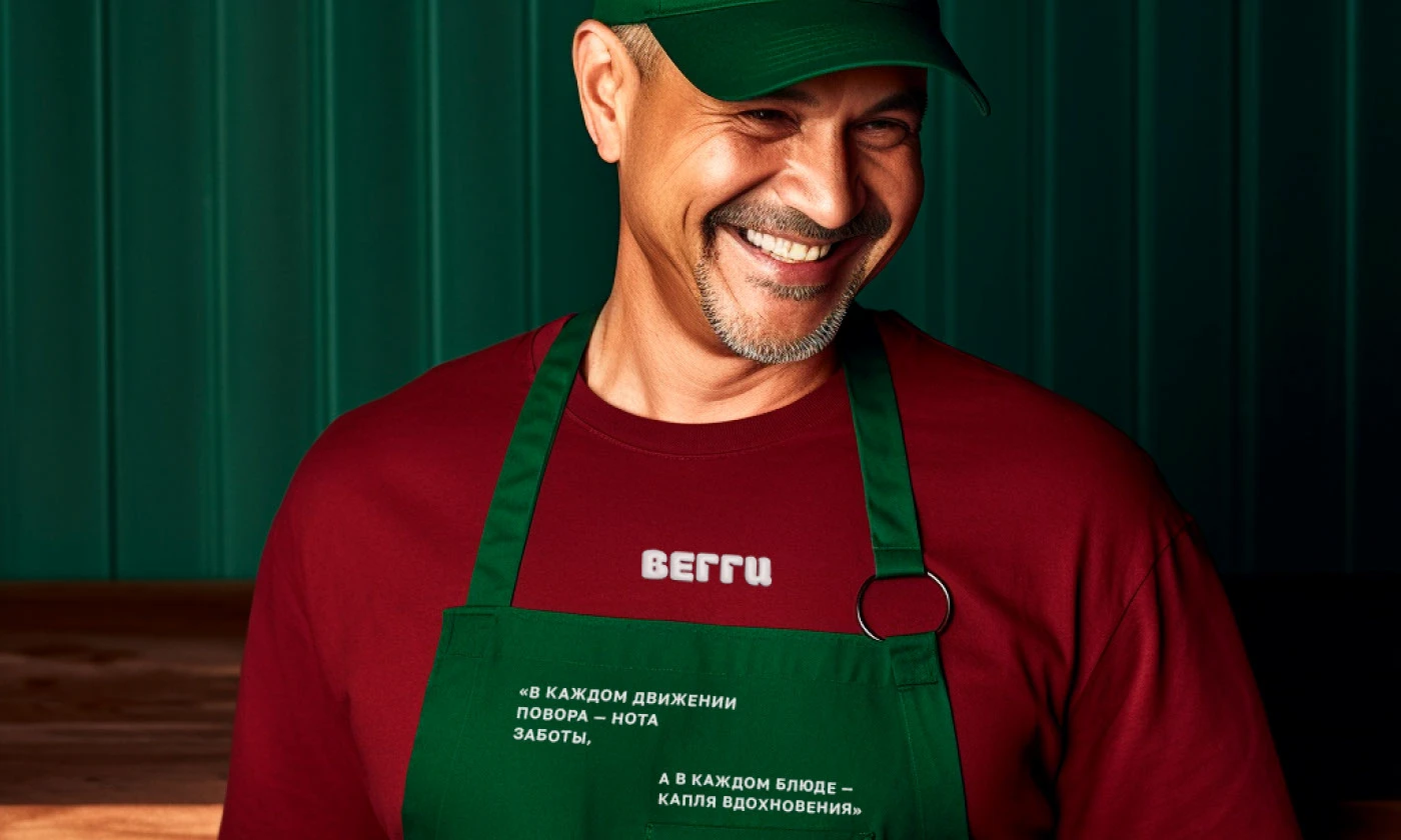 ВЕГГИ/ КАФЕ ЗДОРОВОГО ПИТАНИЯ / VISUAL IDENTITY — Изображение №4 — Брендинг на Dprofile