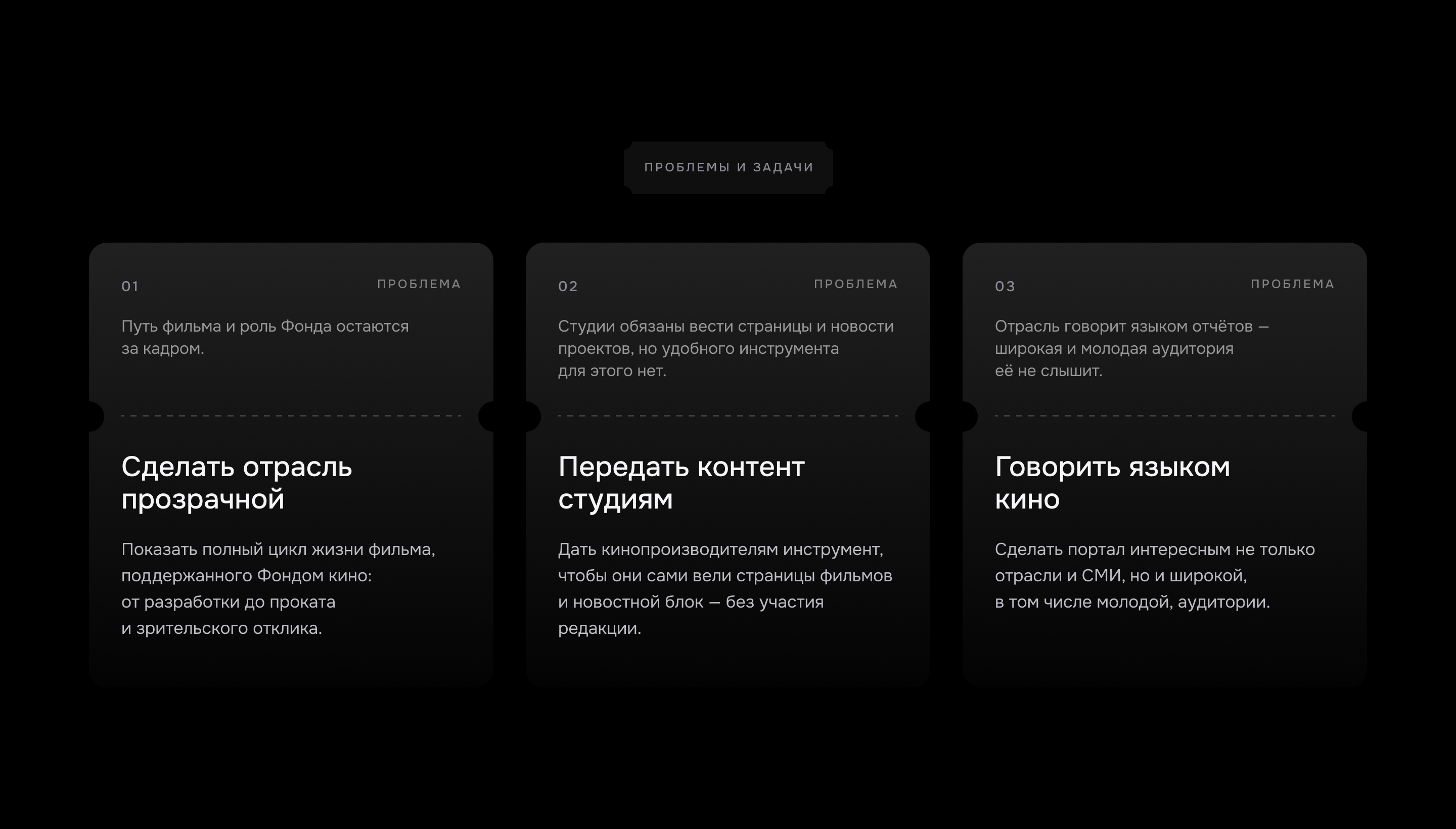 Фонд Кино — Изображение №2 — Интерфейсы, Брендинг на Dprofile