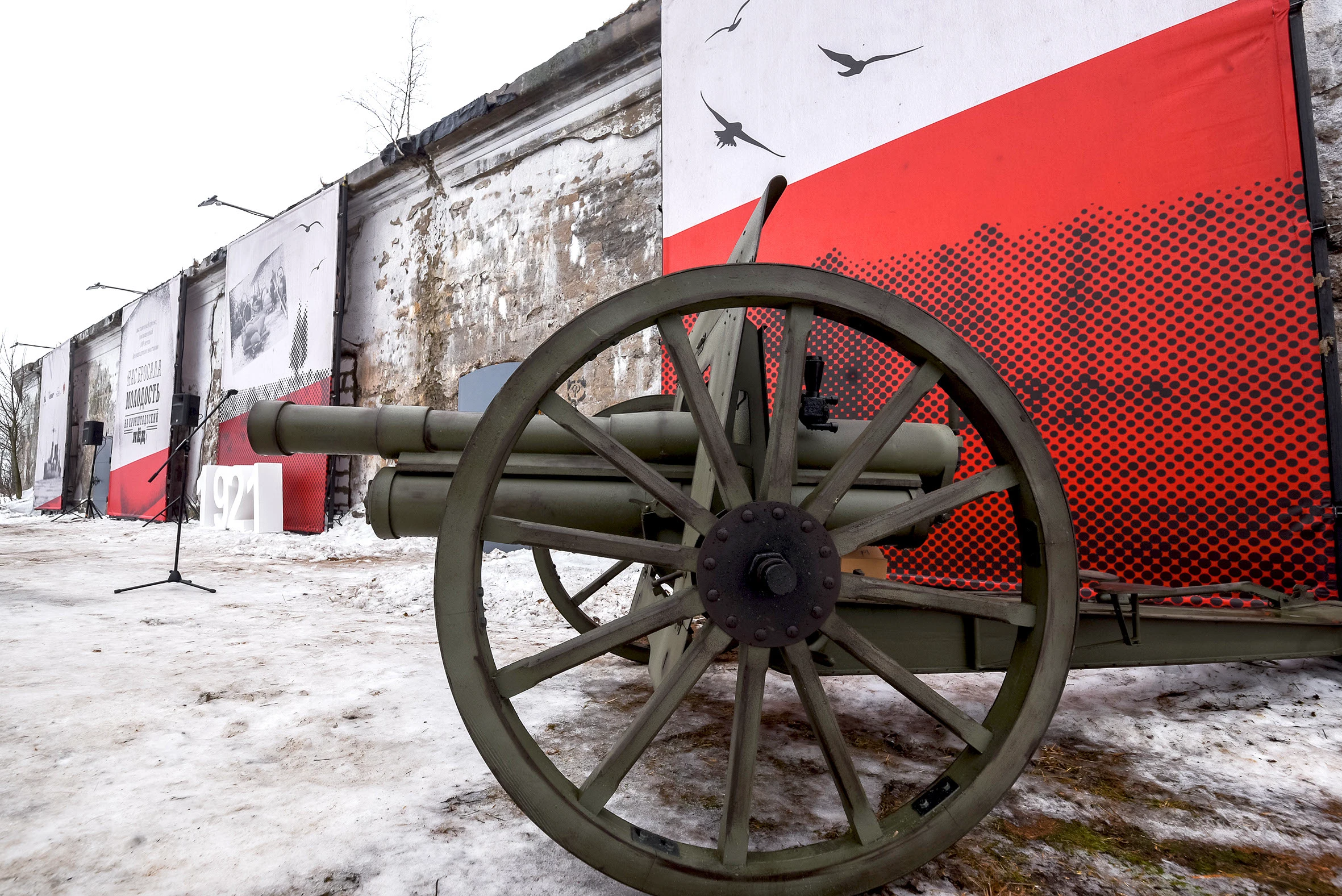 Графдизайн выставки «Нас бросала молодость на кронштадтский лед» — Изображение №1 — Графика на Dprofile