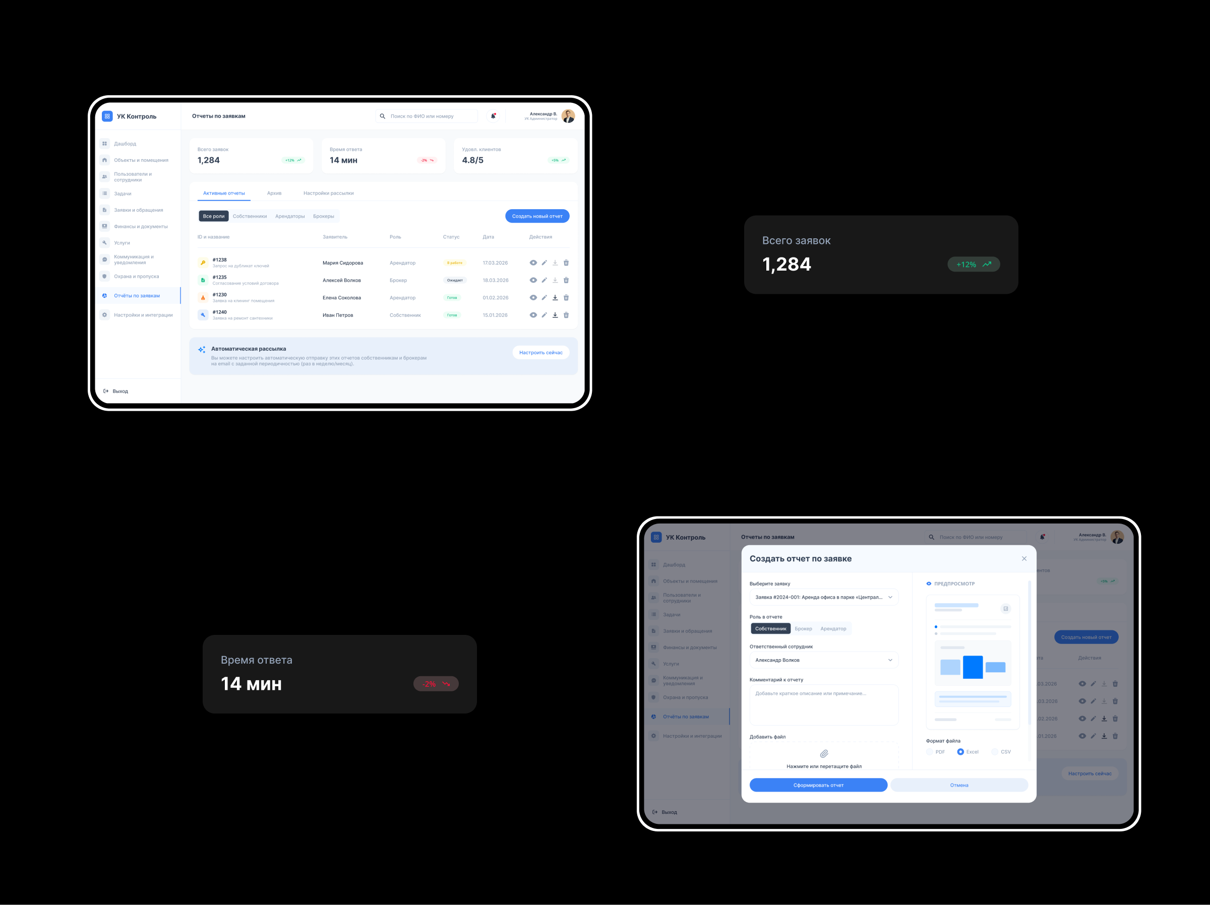 УКН— цифровая платформа для управления коммерческой недвижимостью — Изображение №16 — Интерфейсы на Dprofile