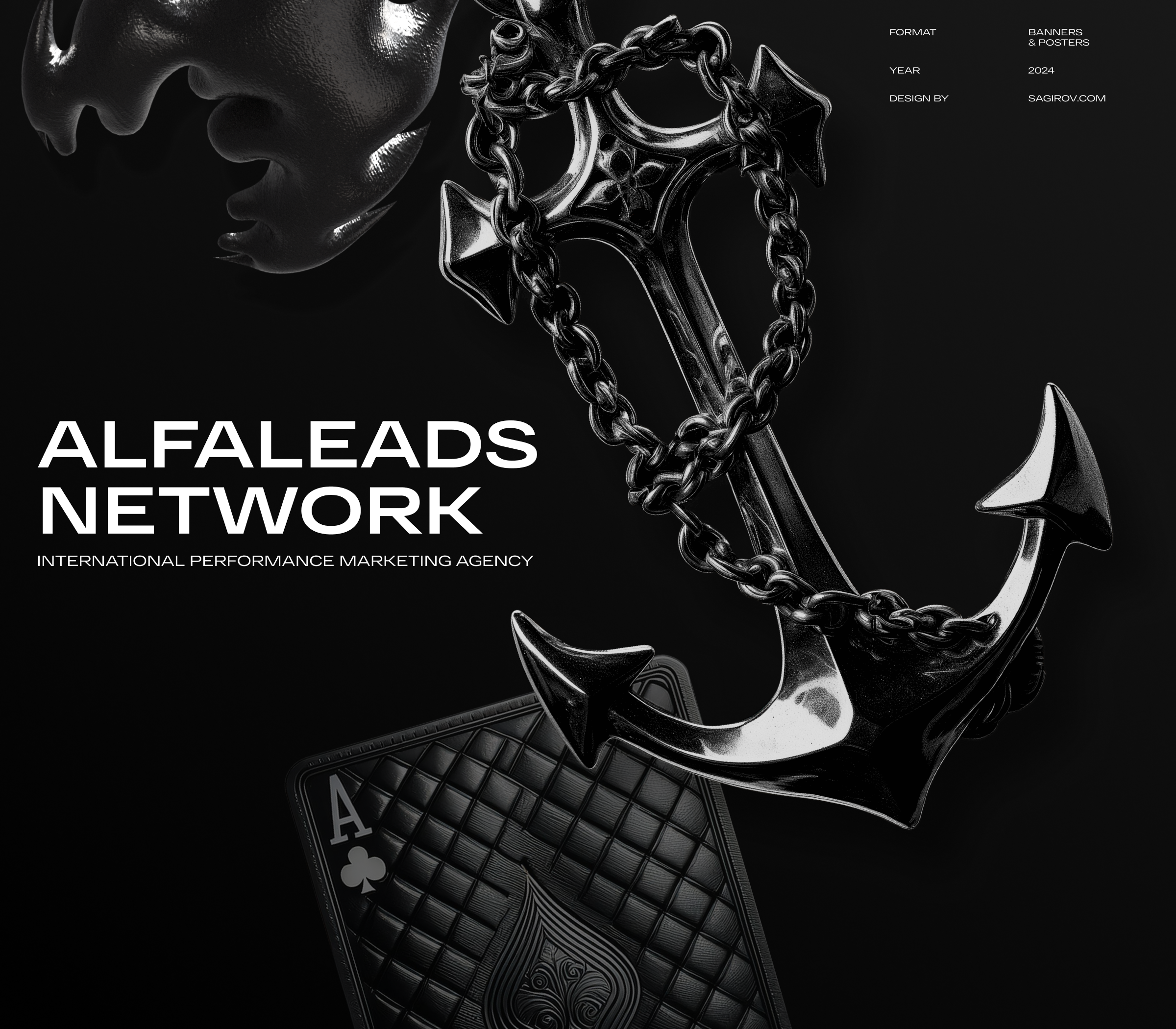 Alfaleads Network :: Баннеры и постеры — Изображение №1 — Иллюстрация, Маркетинг на Dprofile