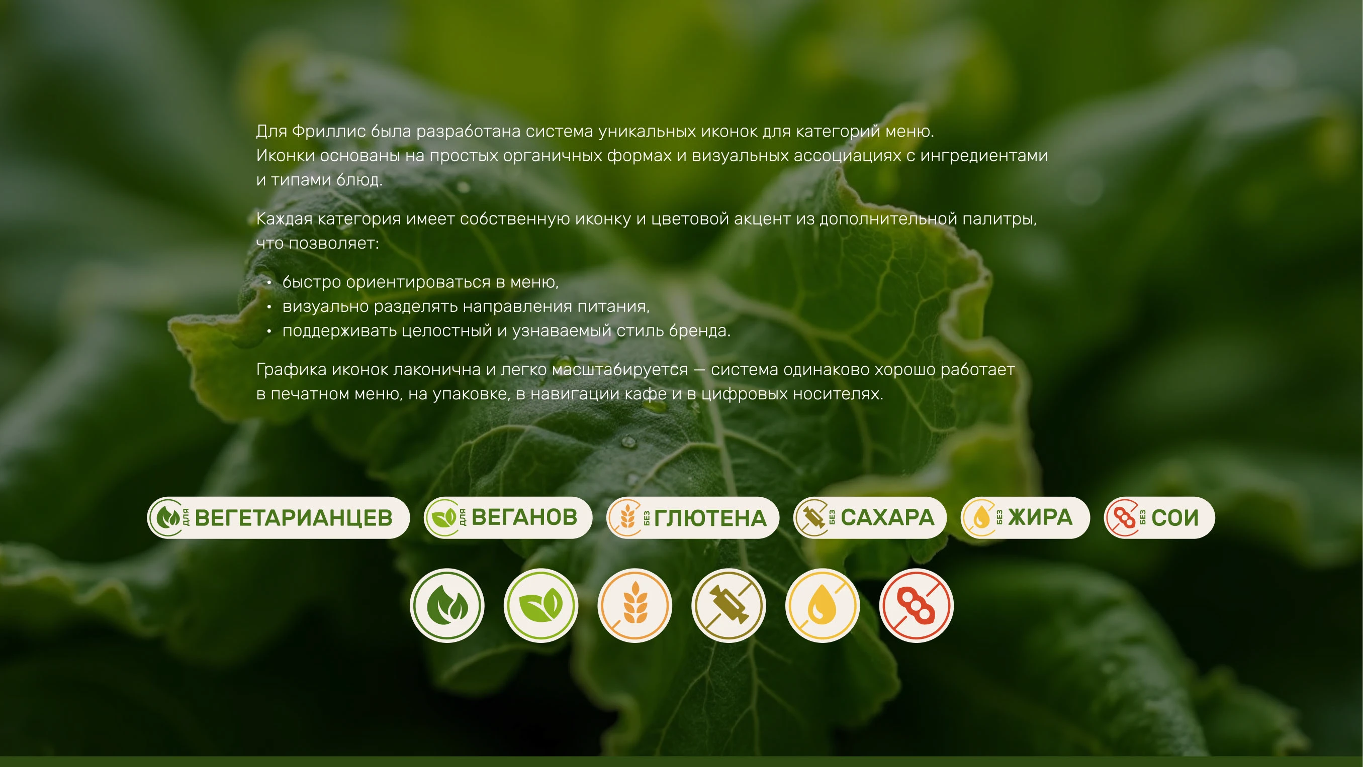 ФРИЛЛИС — айдентика кафе здорового питания — Изображение №7 — Брендинг на Dprofile