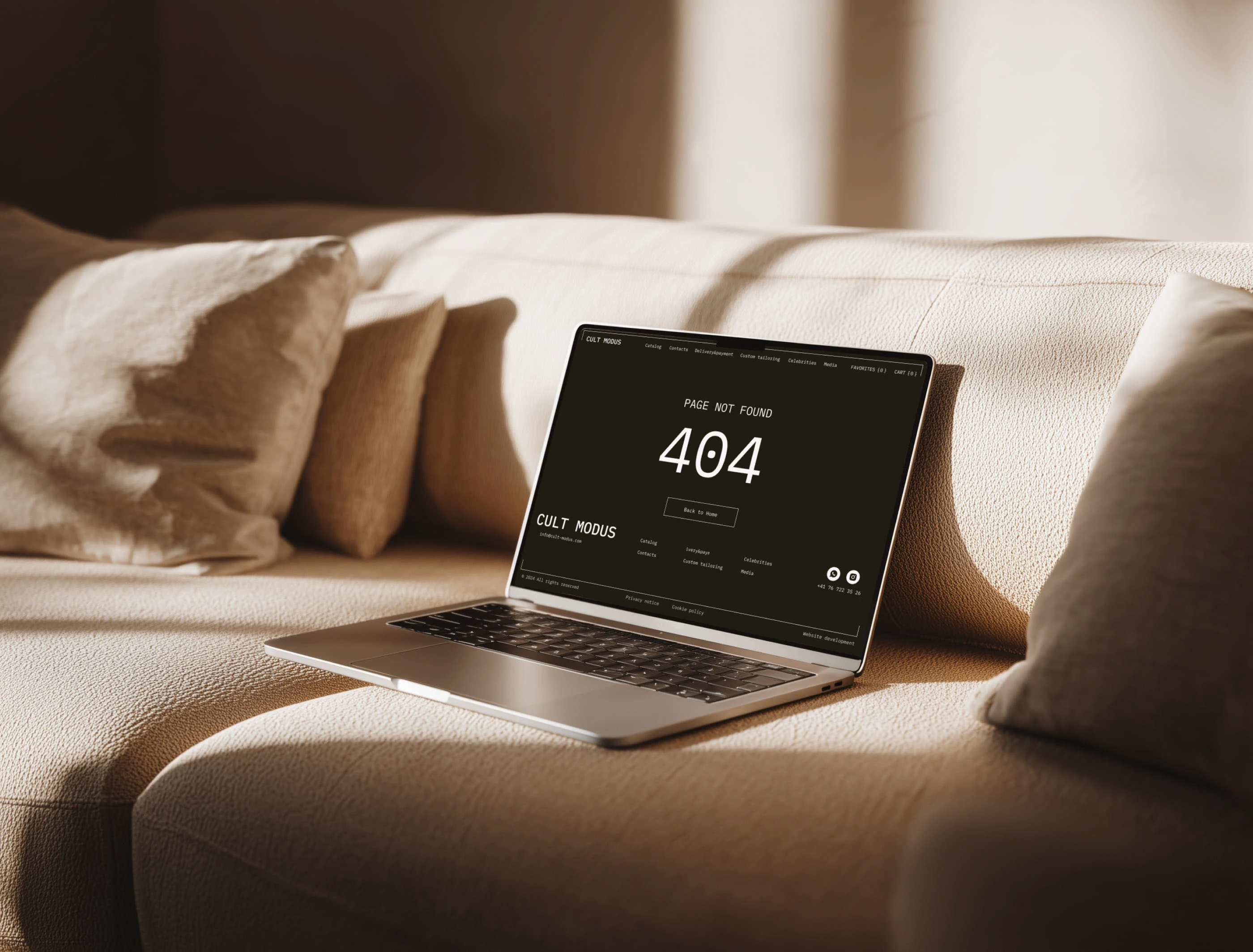 Cult Modus — интернет-магазин для fashion-бренда — Изображение №14 — Интерфейсы на Dprofile