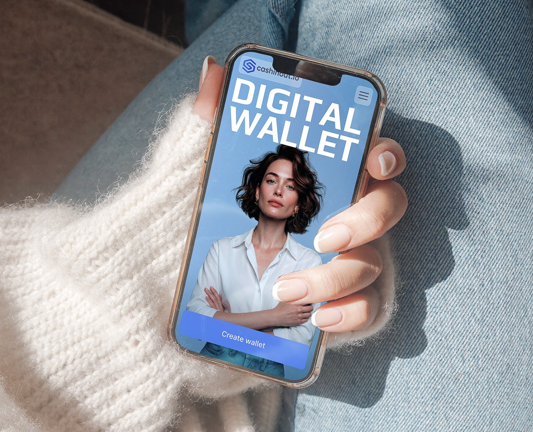 Cashinout - сайт финтех-сервиса электронного кошелька на Dprofile