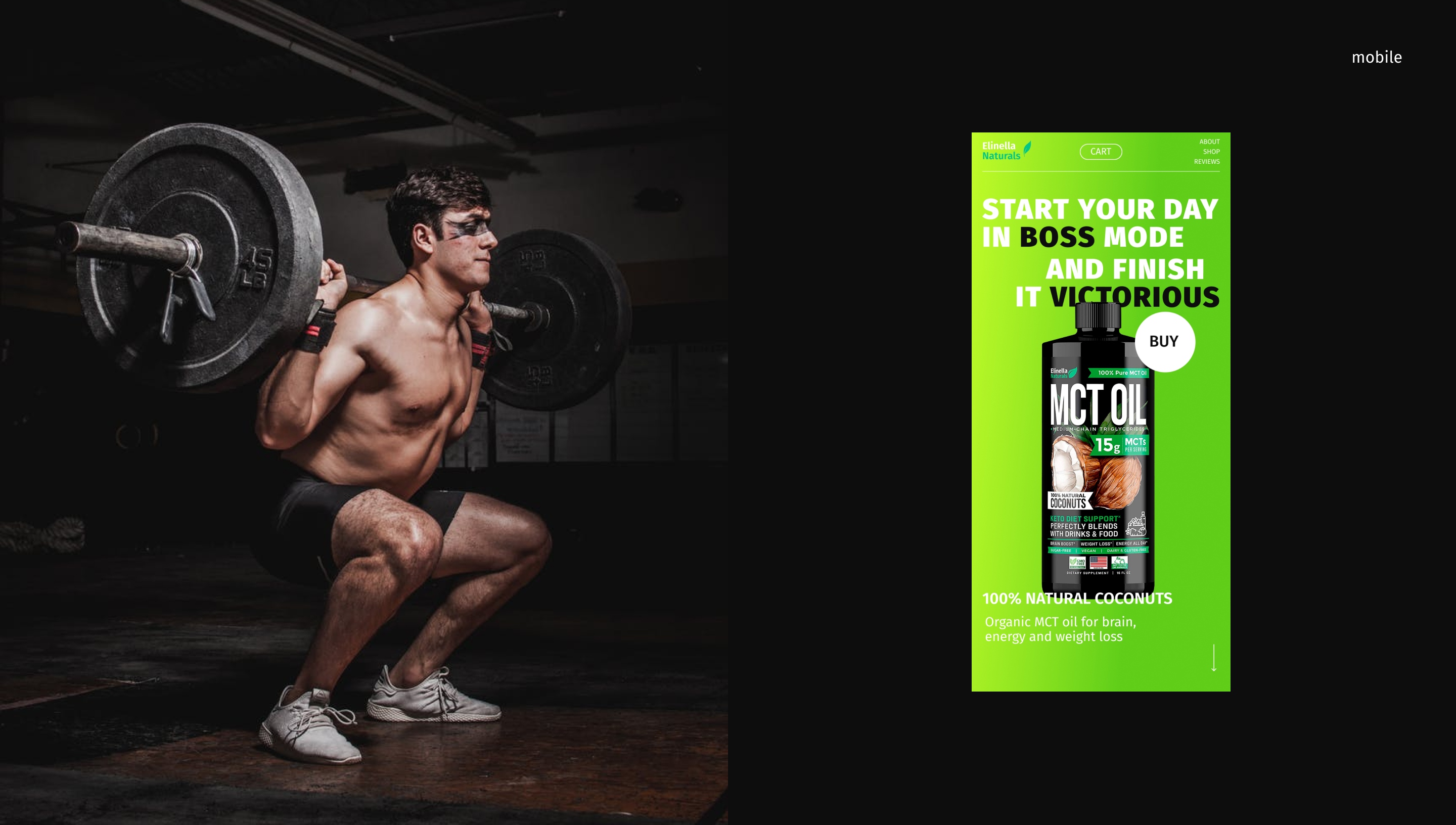 MCT OIL | Промо-лендинг продукта — Изображение №7 — Интерфейсы на Dprofile