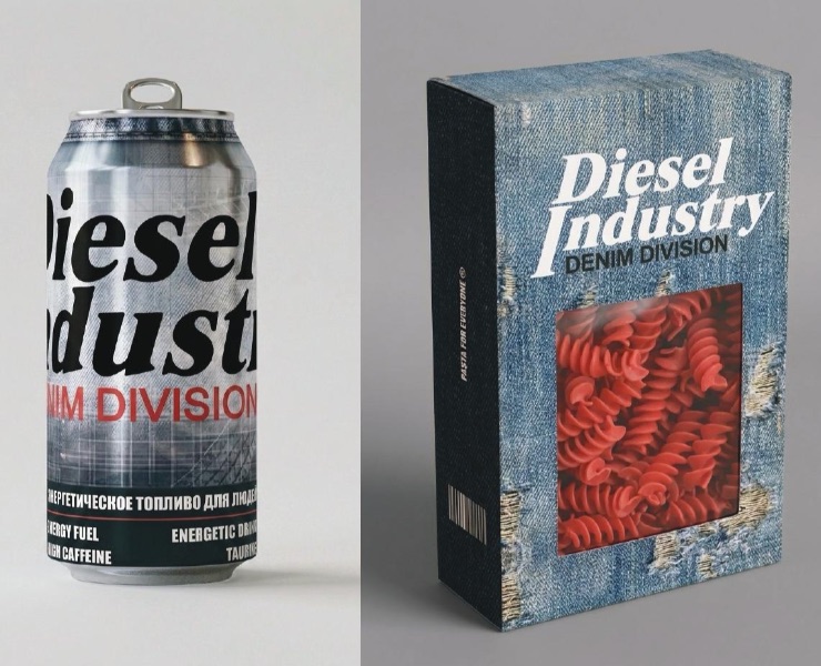 DIESEL х BARILLA — Интерфейсы, Брендинг на Dprofile