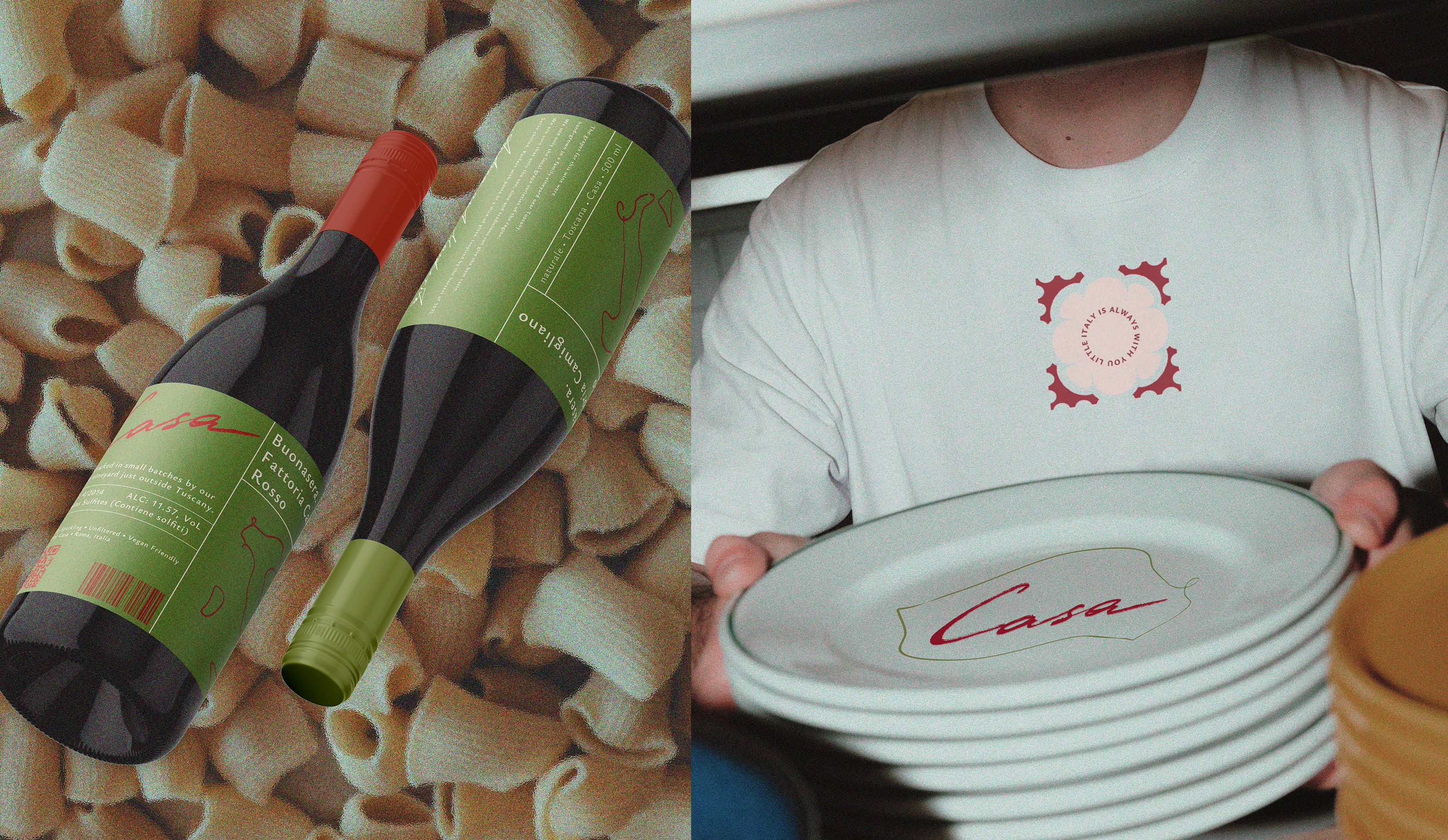 Casa. Брендинг для итальянского ресторана — Изображение №11 — Брендинг, Графика на Dprofile