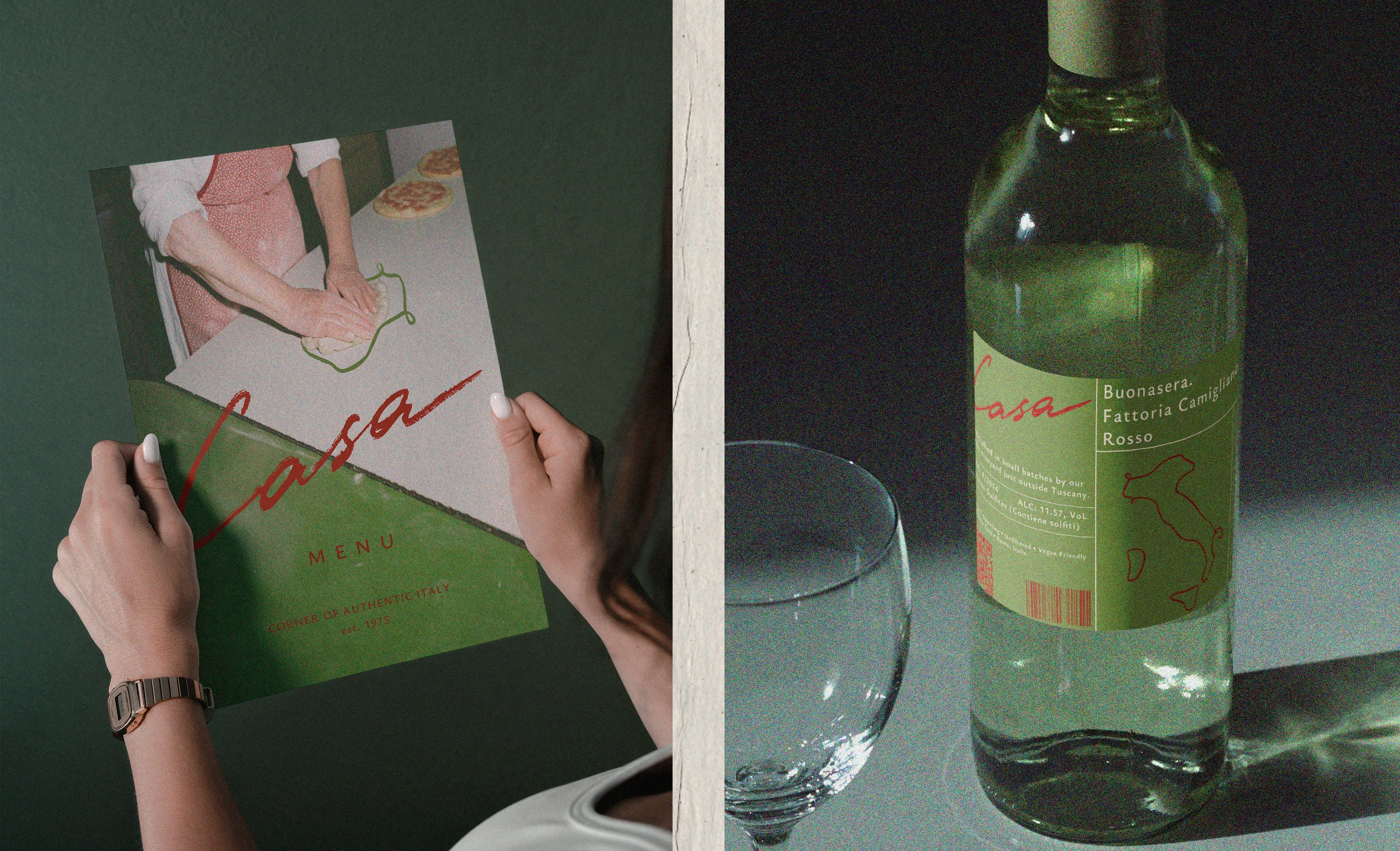 Casa. Брендинг для итальянского ресторана — Изображение №7 — Брендинг, Графика на Dprofile