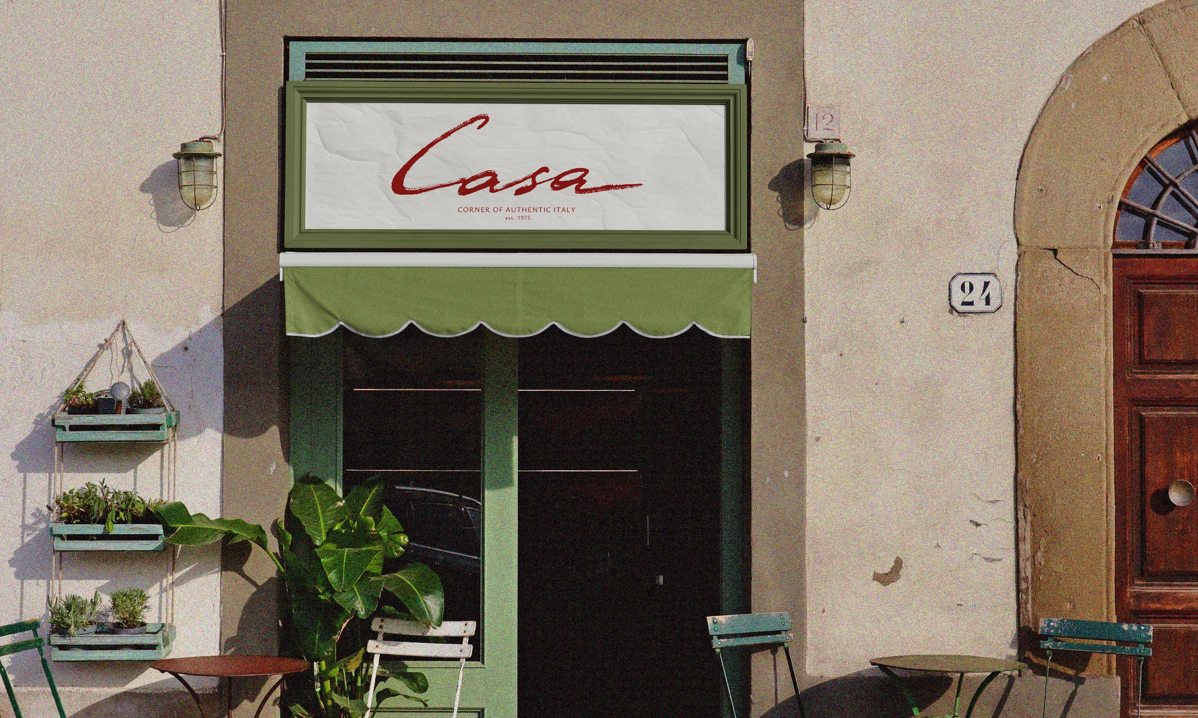 Casa. Брендинг для итальянского ресторана — Изображение №3 — Брендинг, Графика на Dprofile