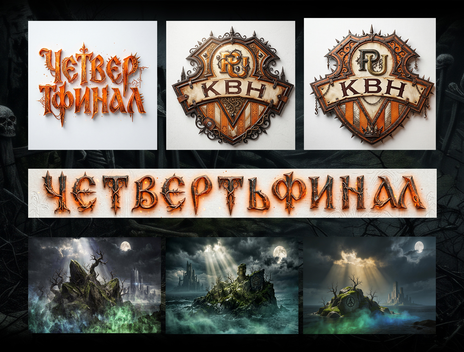 Проект Афиша РЭУ КВН — Изображение №3 — Графика, Нейро на Dprofile