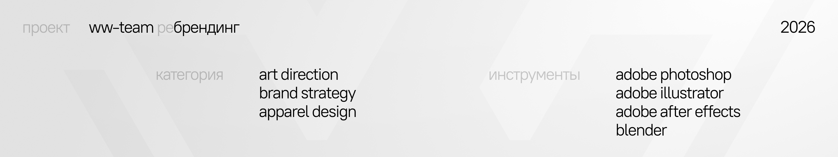 WW Team Re-Branding — Изображение №1 — Брендинг, Графика на Dprofile