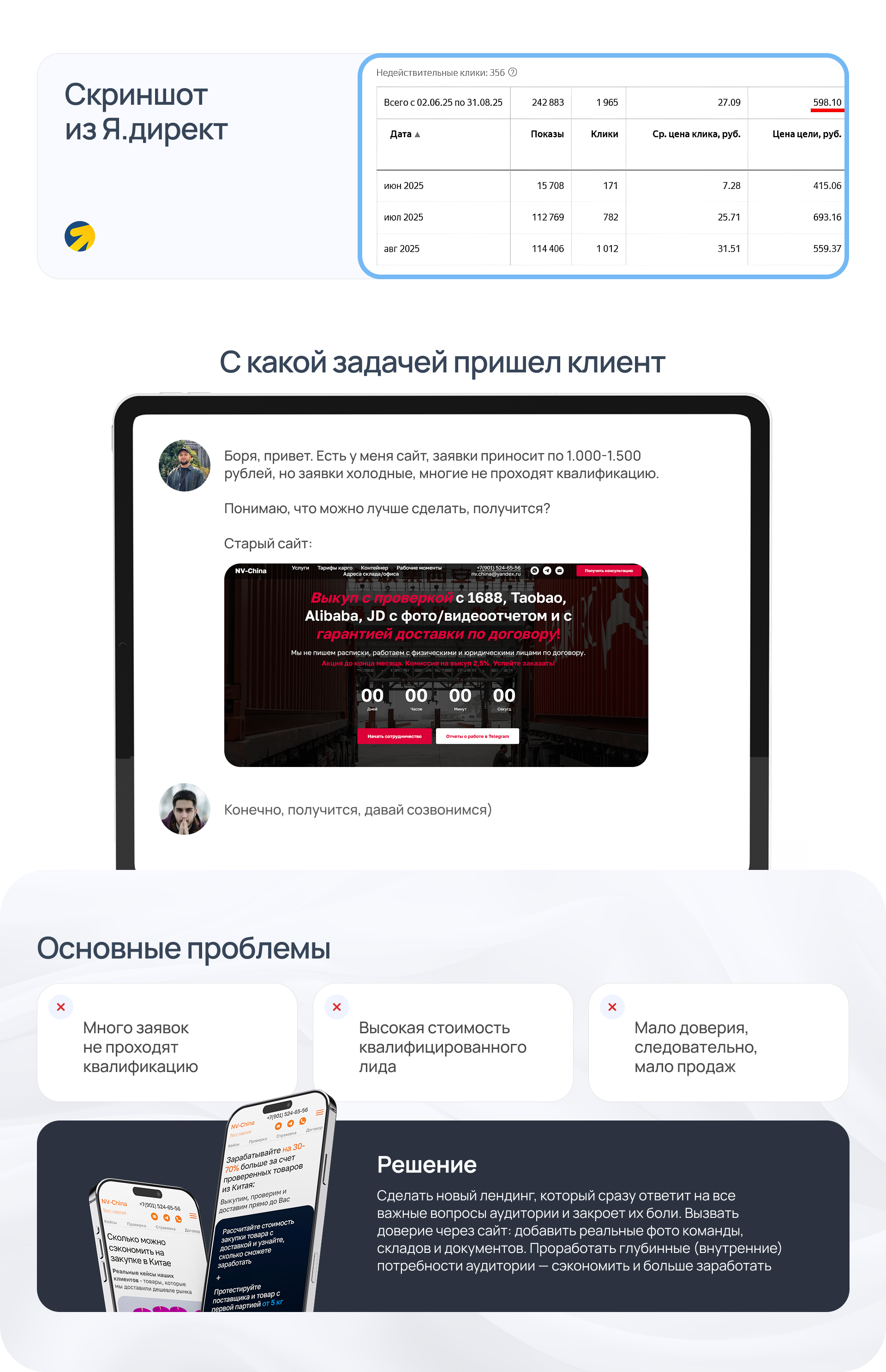 Сайт — Доставка товаров из Китая — Изображение №2 — Интерфейсы, Маркетинг на Dprofile