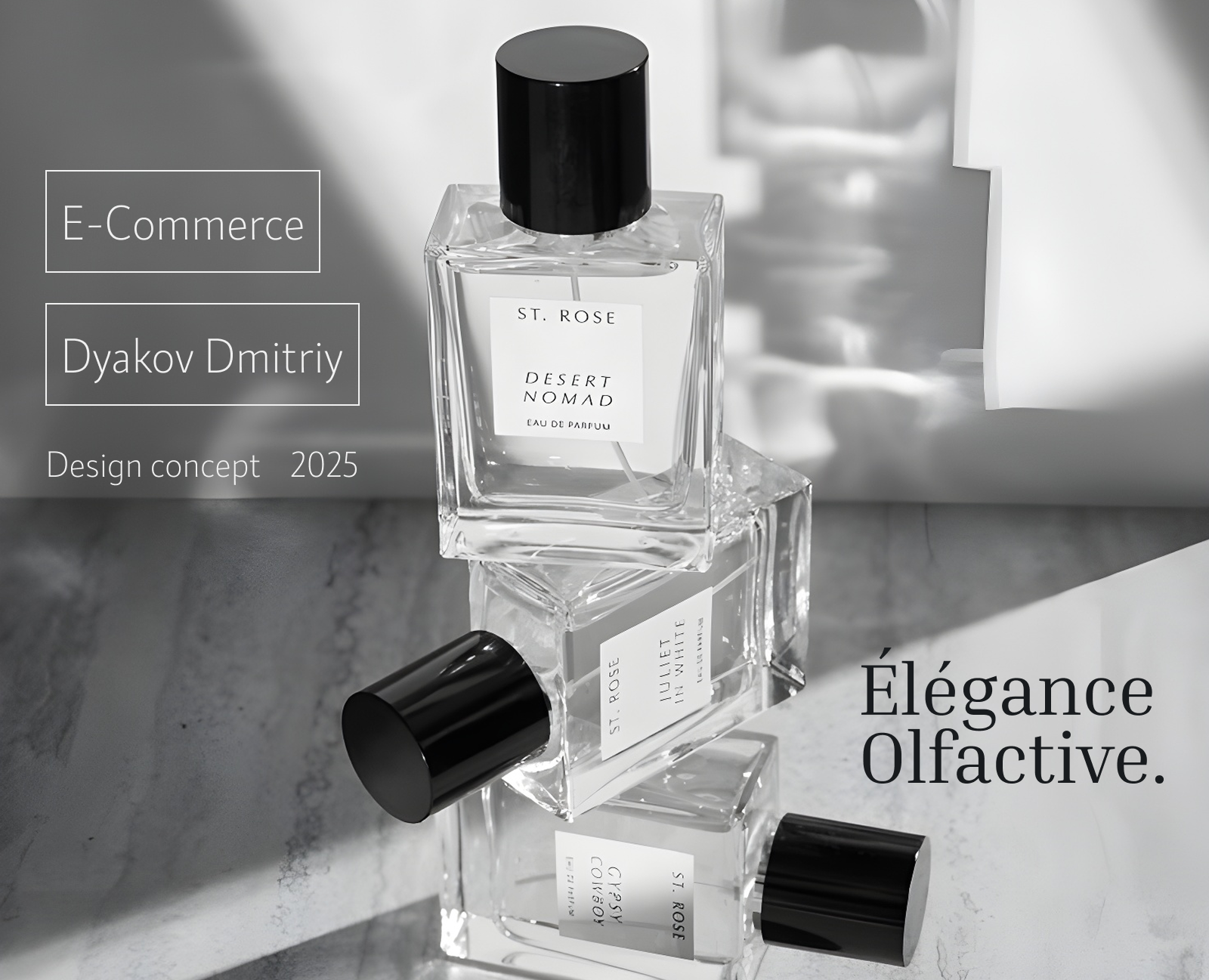 Élégance Olfactive | E-Commerce Website Design Concept — Интерфейсы на Dprofile