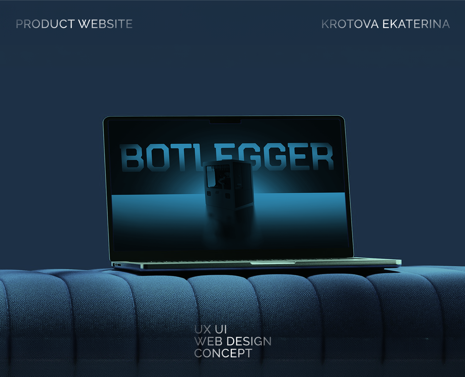 Botlegger — сайт роботизированных барных систем. — Интерфейсы на Dprofile