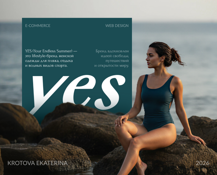 YES — Fashion E-Commerce Website & UI Kit Design — Интерфейсы, Брендинг на Dprofile