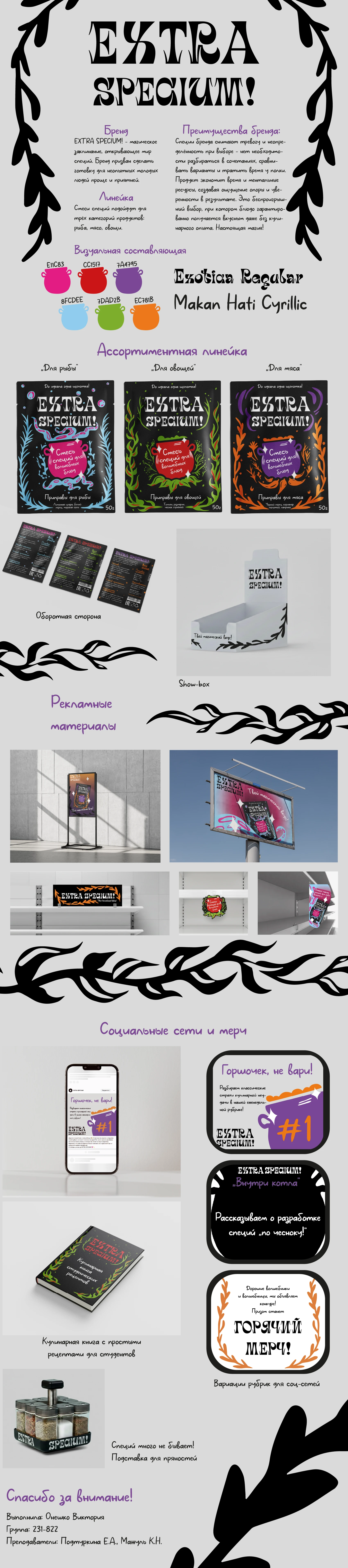 EXTRA SPECIUM! | Упаковка — Изображение №1 — Интерфейсы, Брендинг на Dprofile