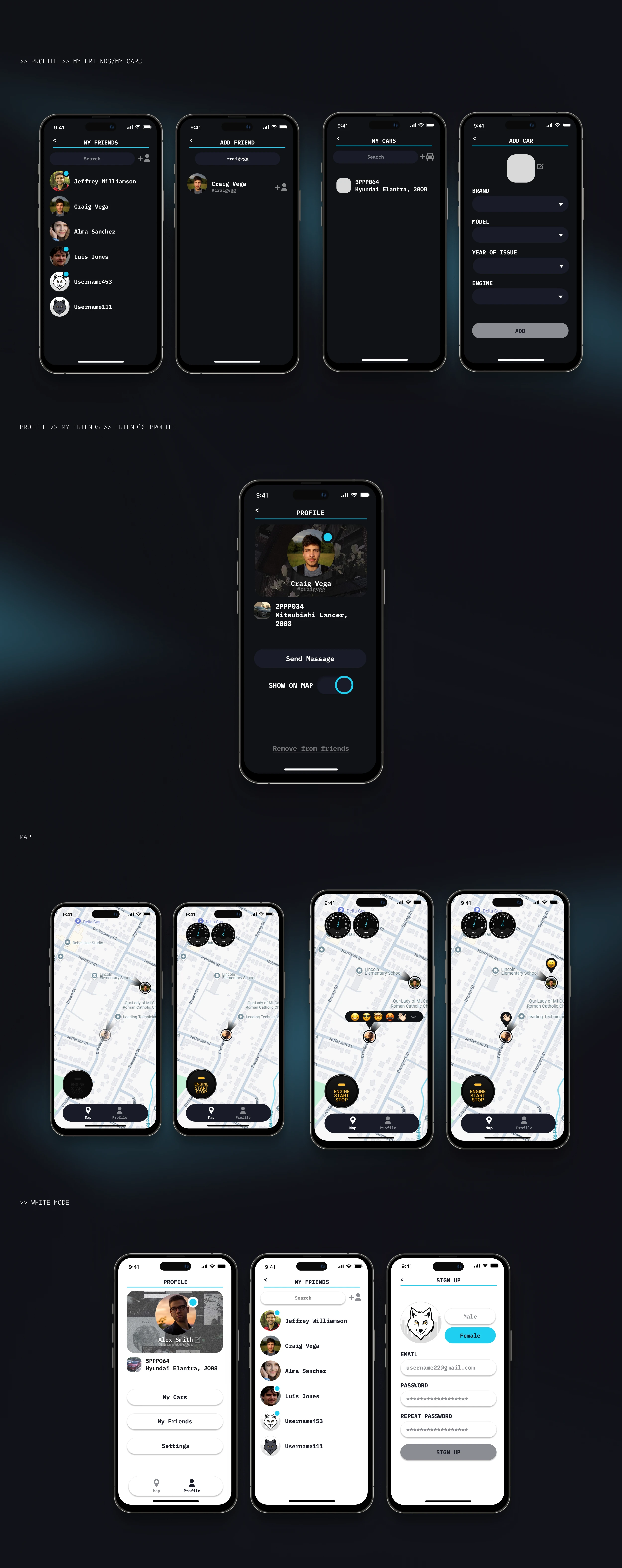 WOLFS | Mobile App Design — Изображение №6 — Интерфейсы на Dprofile