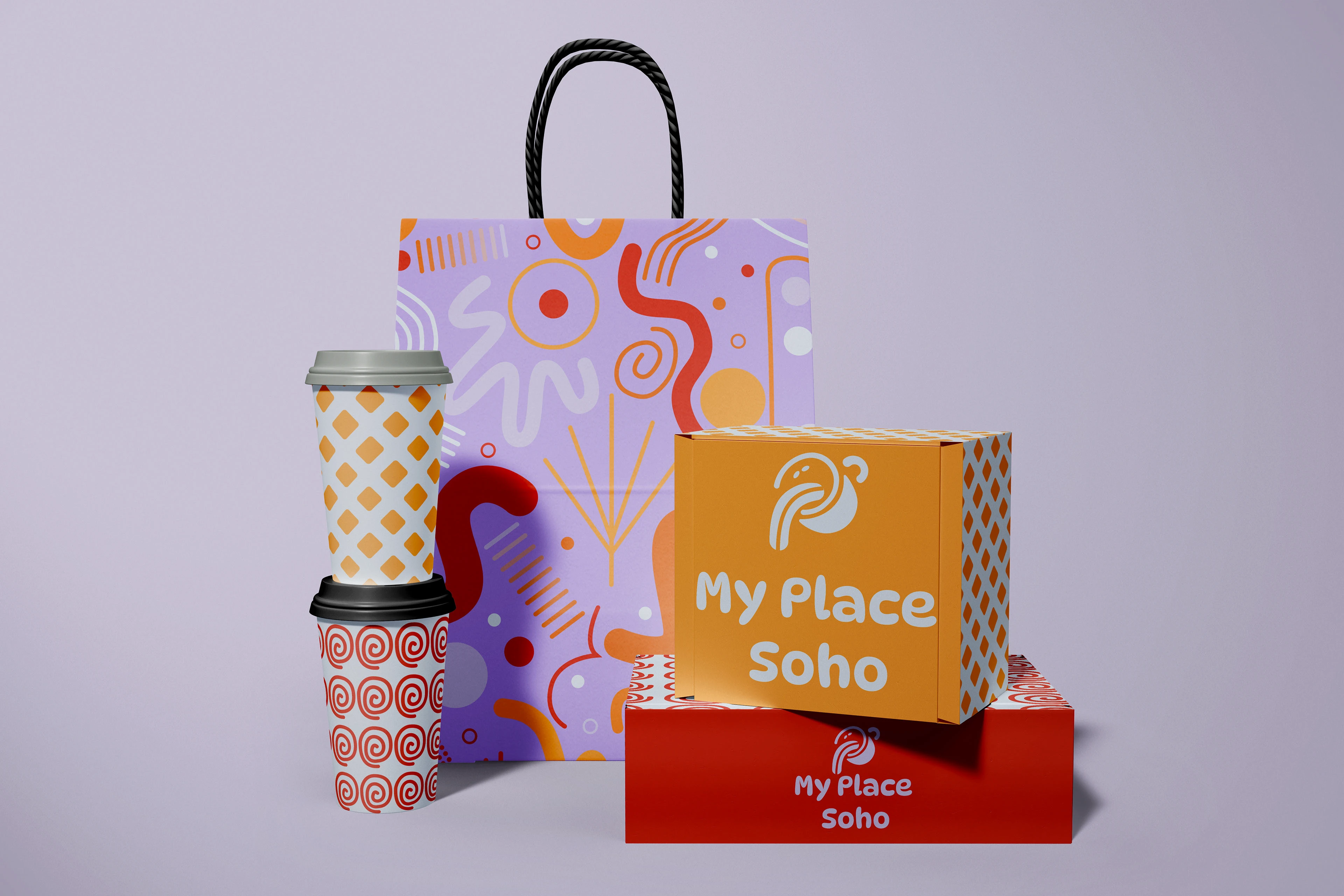 Logo design for My Place Soho coffee shop — Изображение №9 — Брендинг на Dprofile