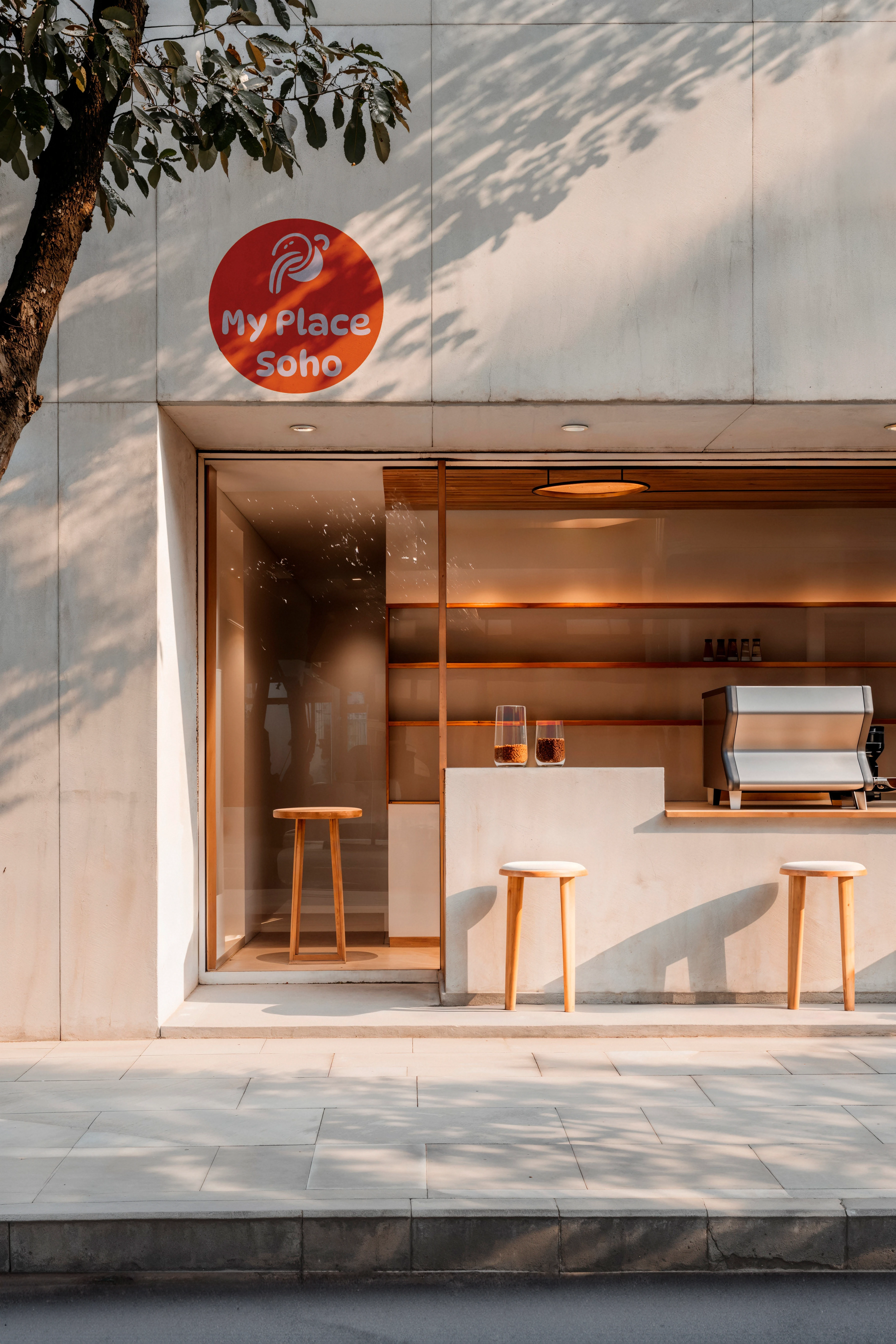 Logo design for My Place Soho coffee shop — Изображение №6 — Брендинг на Dprofile