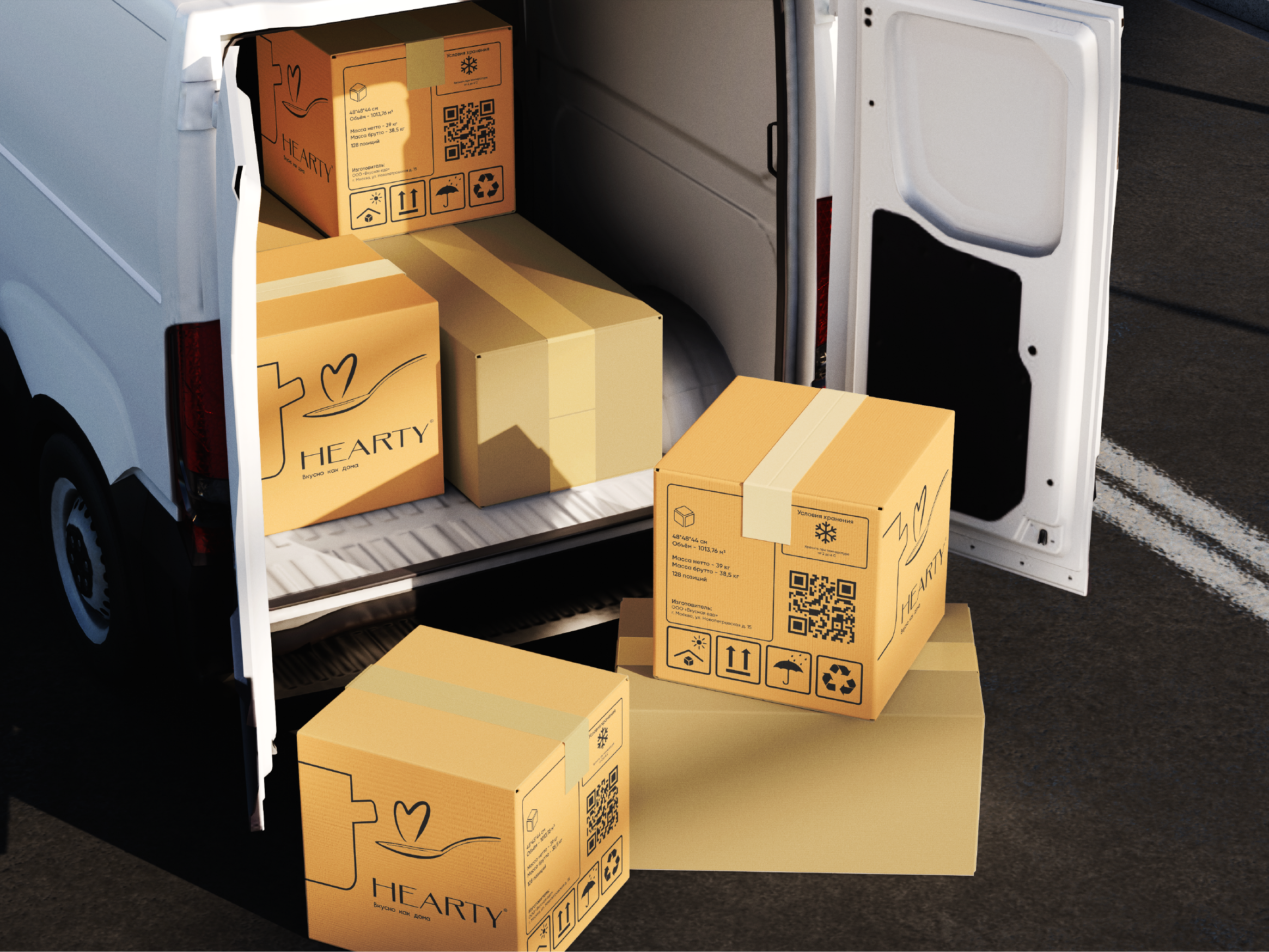 "Hearty". Дисциплина "Упаковка" — Изображение №9 — Интерфейсы, Брендинг на Dprofile