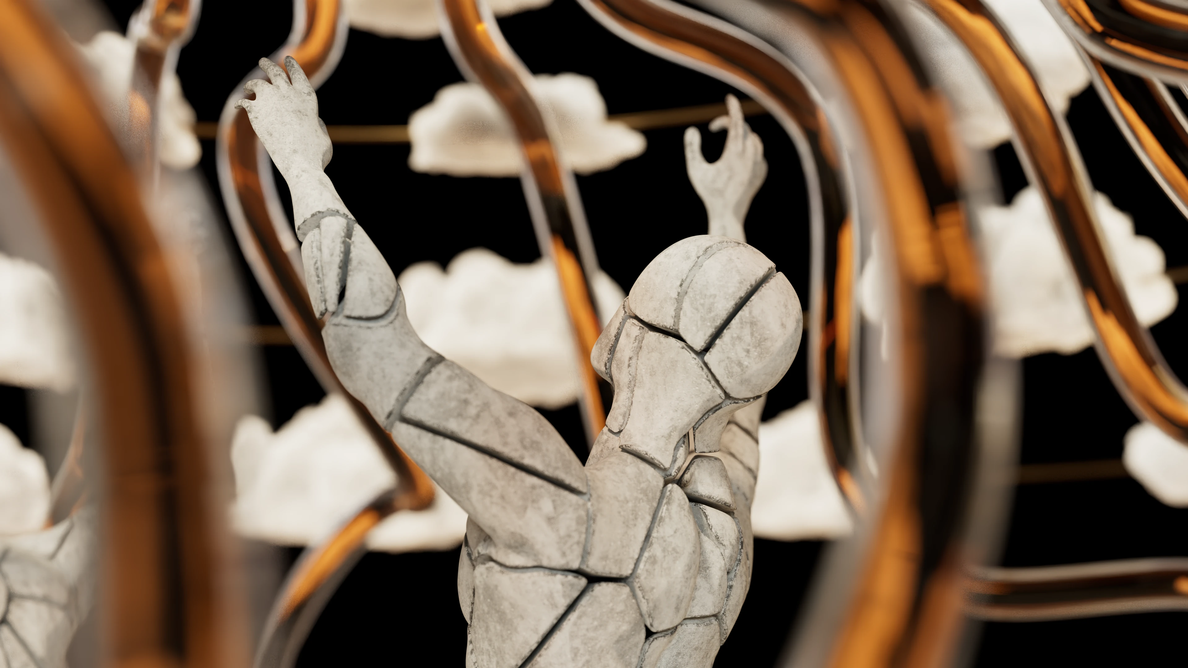 3D Animation | White Snow Sculpture | Motion Design — Изображение №13 — 3D, Анимация на Dprofile