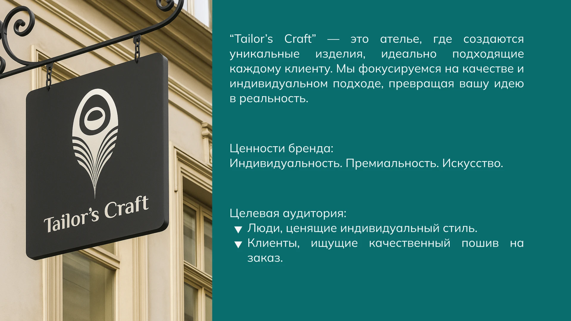 Минималистичный логотип для Tailors Craft — Изображение №2 — Брендинг на Dprofile