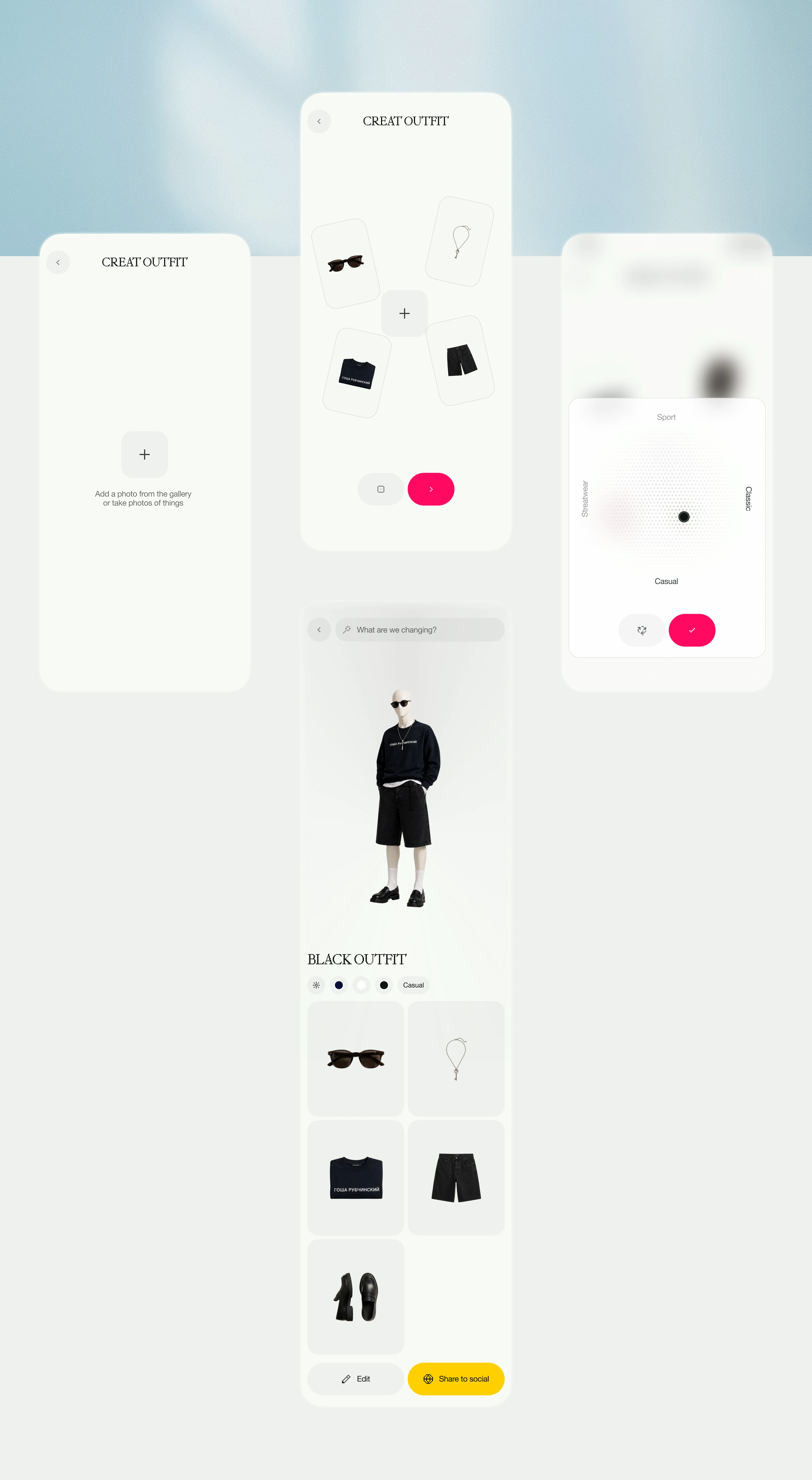 FOBA - App concept — Изображение №7 — Интерфейсы, Анимация на Dprofile