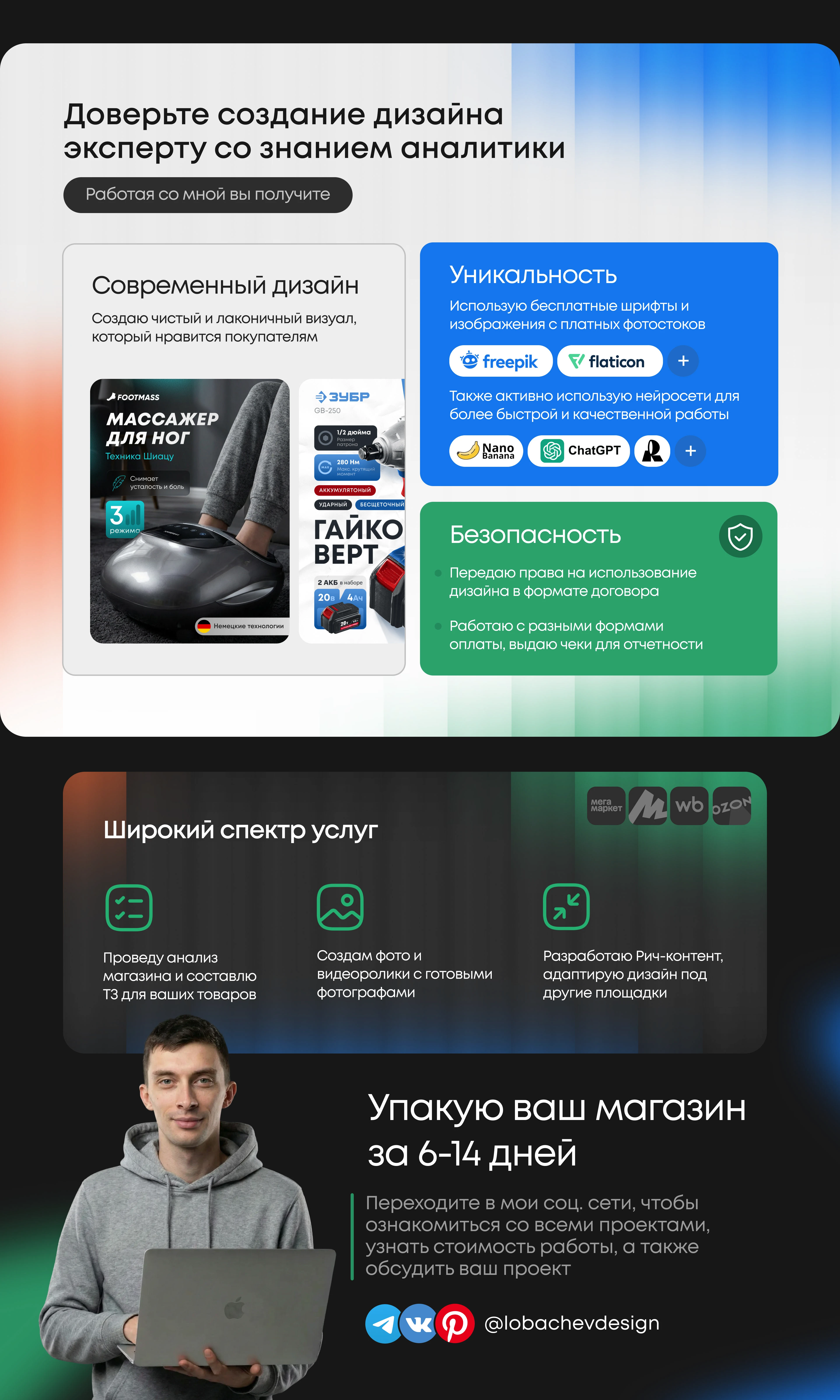 Платье с отрезом | Карточка товара — Изображение №6 — Графика, Маркетинг на Dprofile