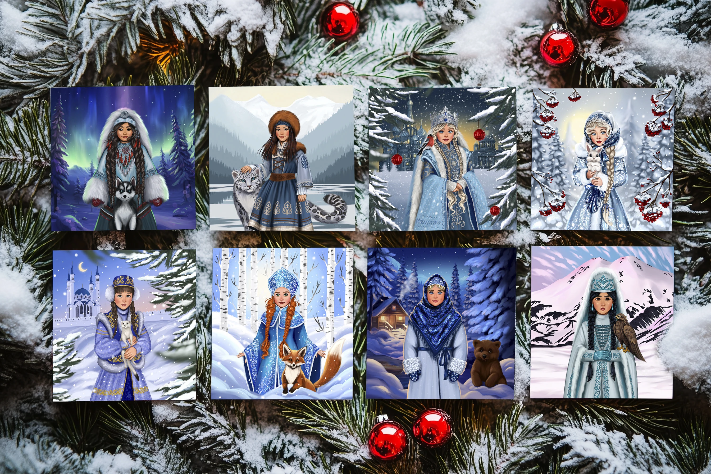 Снегурочки — Изображение №17 — Иллюстрация на Dprofile