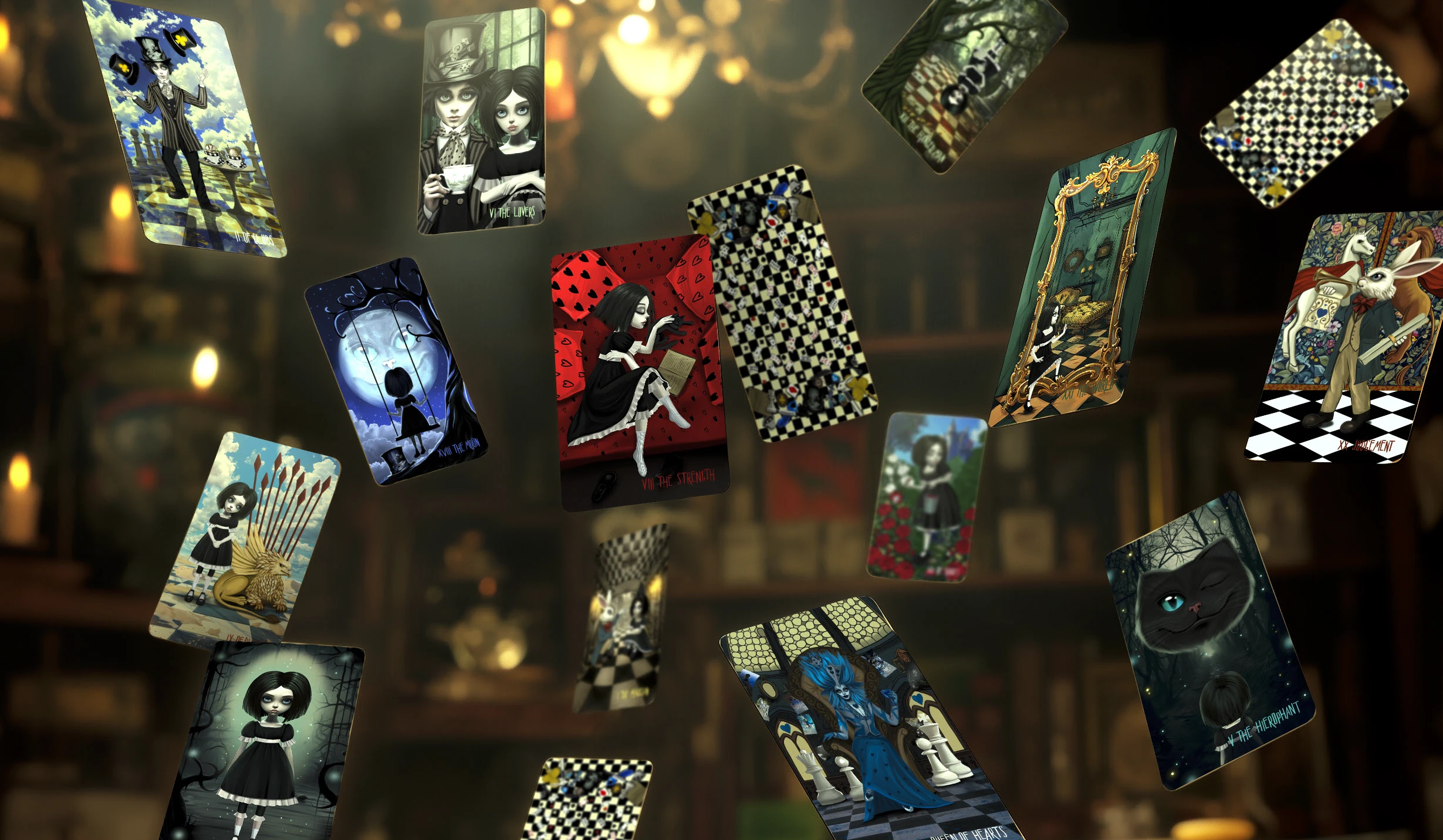 Таро "Приключение Алисы" — Изображение №3 — Иллюстрация на Dprofile