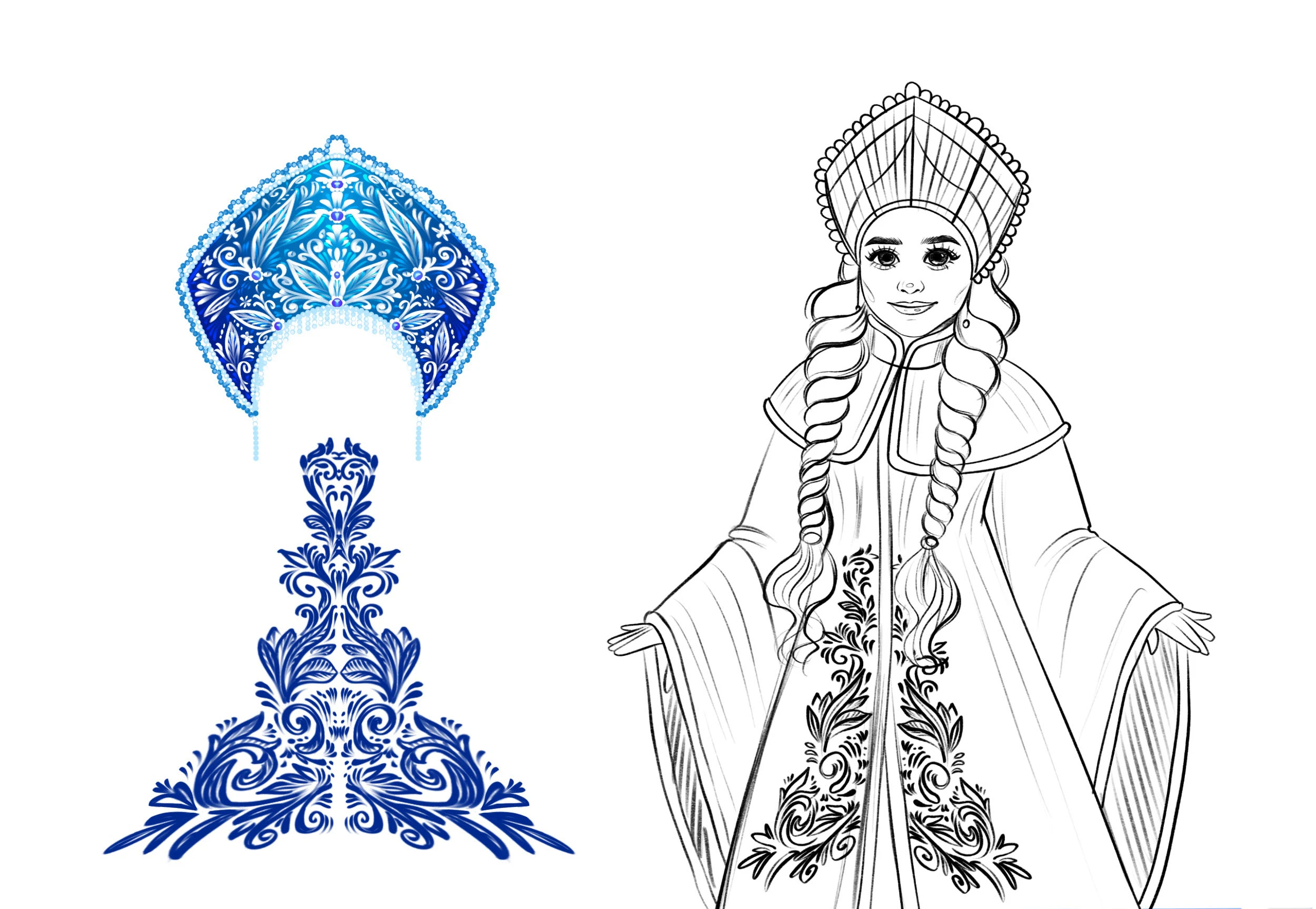 Снегурочки — Изображение №7 — Иллюстрация на Dprofile