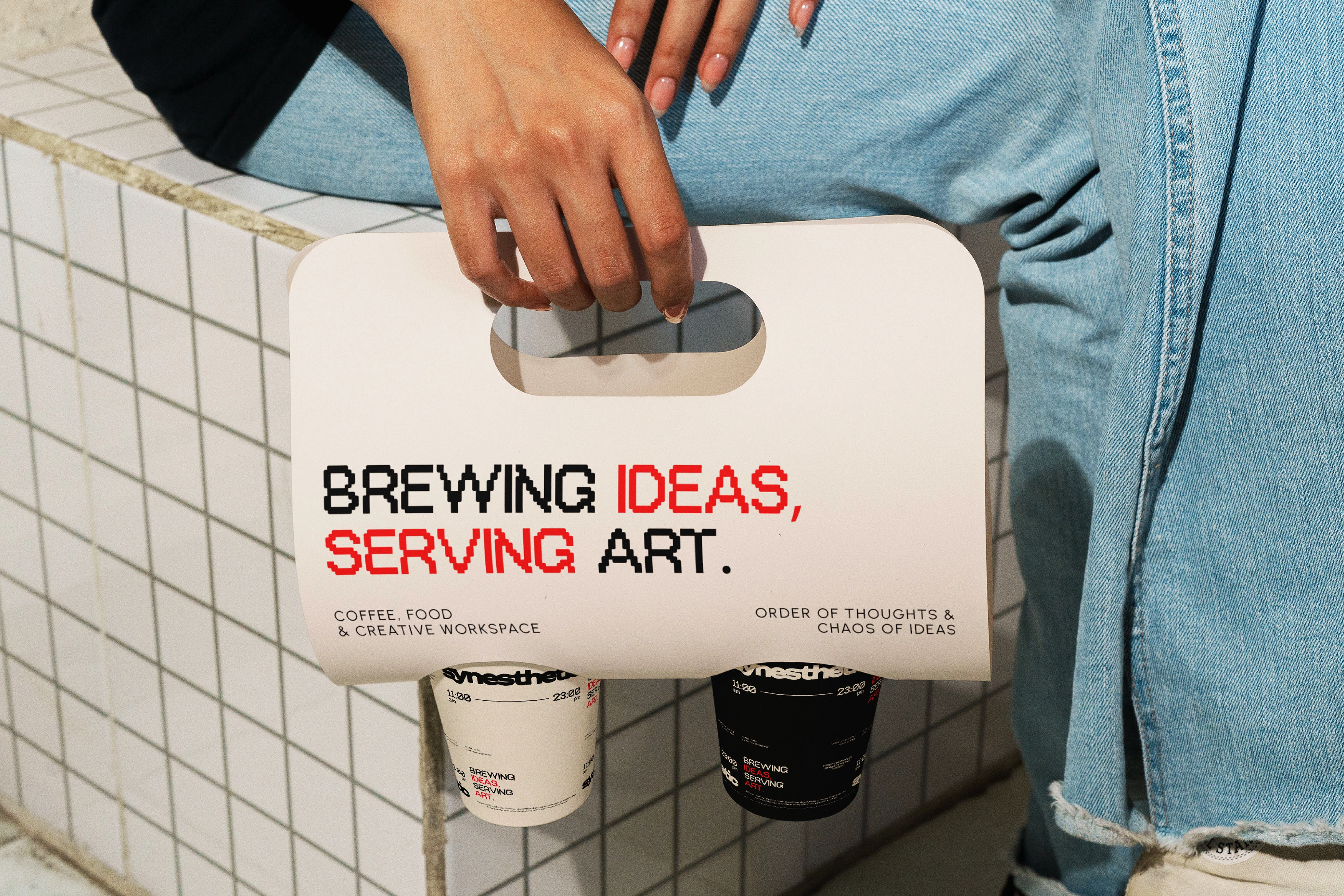 SYNESTHETIC / identity for coffee shop & workspace — Изображение №9 — Брендинг, Графика на Dprofile