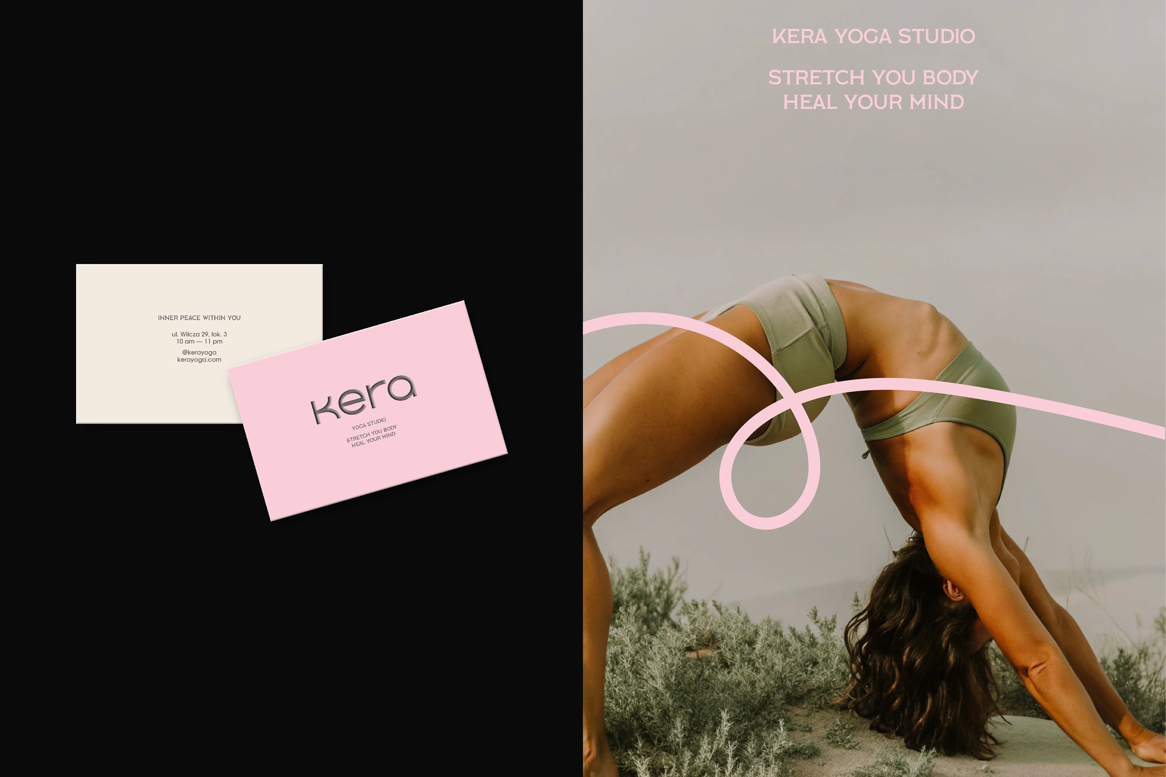 KERA | айдентика для студии йоги — Изображение №5 — Брендинг, Графика на Dprofile