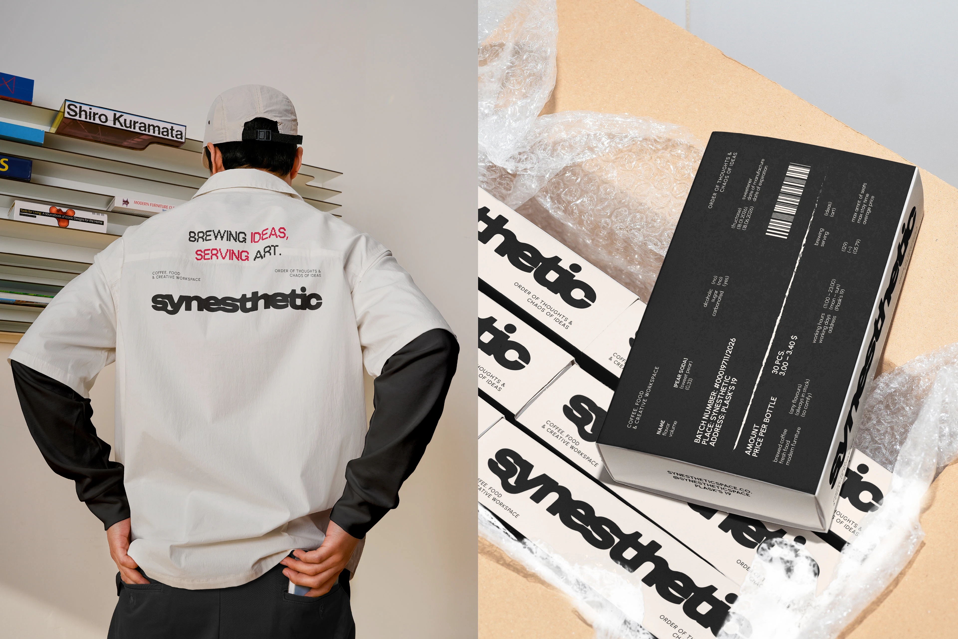 SYNESTHETIC / identity for coffee shop & workspace — Изображение №20 — Брендинг, Графика на Dprofile