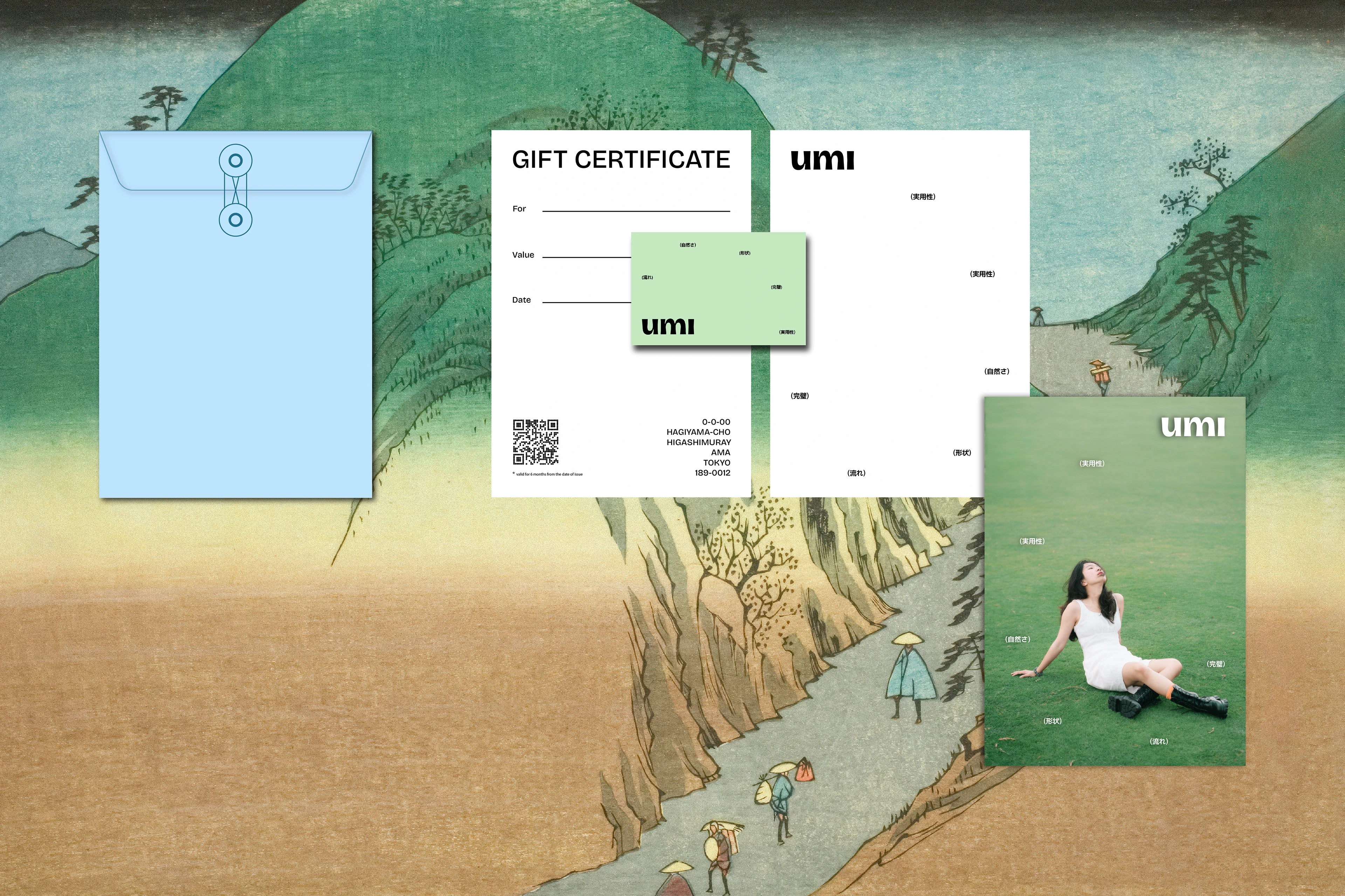 umi / Айдентика для японского магазина одежды — Изображение №10 — Брендинг, Графика на Dprofile