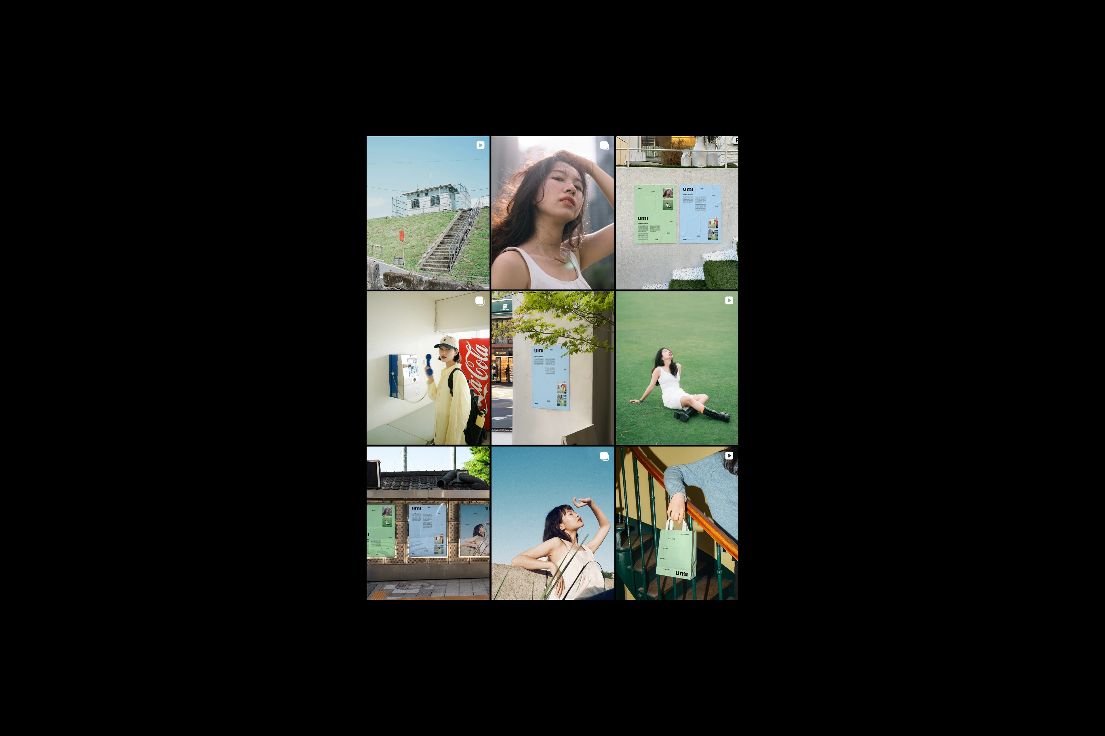 umi / Айдентика для японского магазина одежды — Изображение №16 — Брендинг, Графика на Dprofile