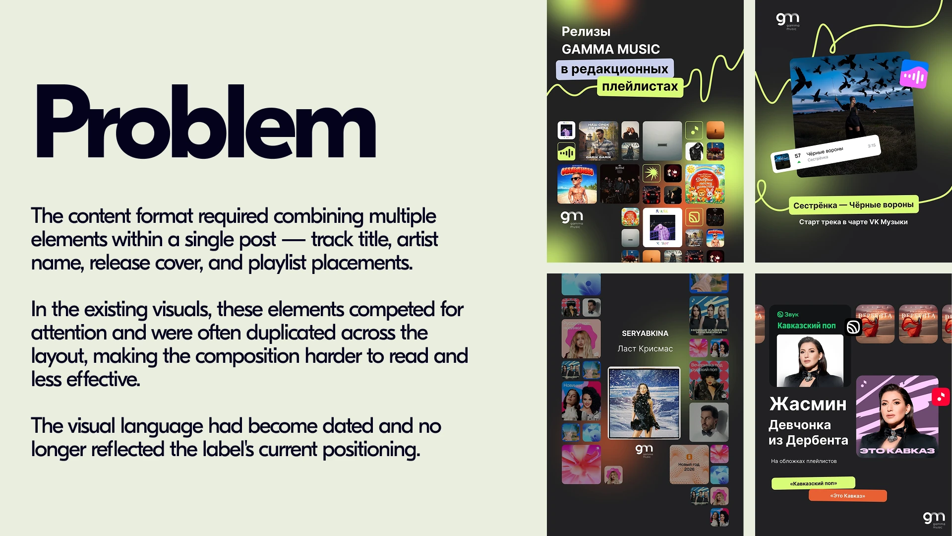 Gamma Music | Social Media Redesign — Изображение №3 — Брендинг на Dprofile