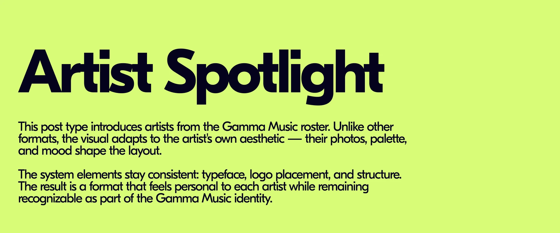 Gamma Music | Social Media Redesign — Изображение №12 — Брендинг на Dprofile