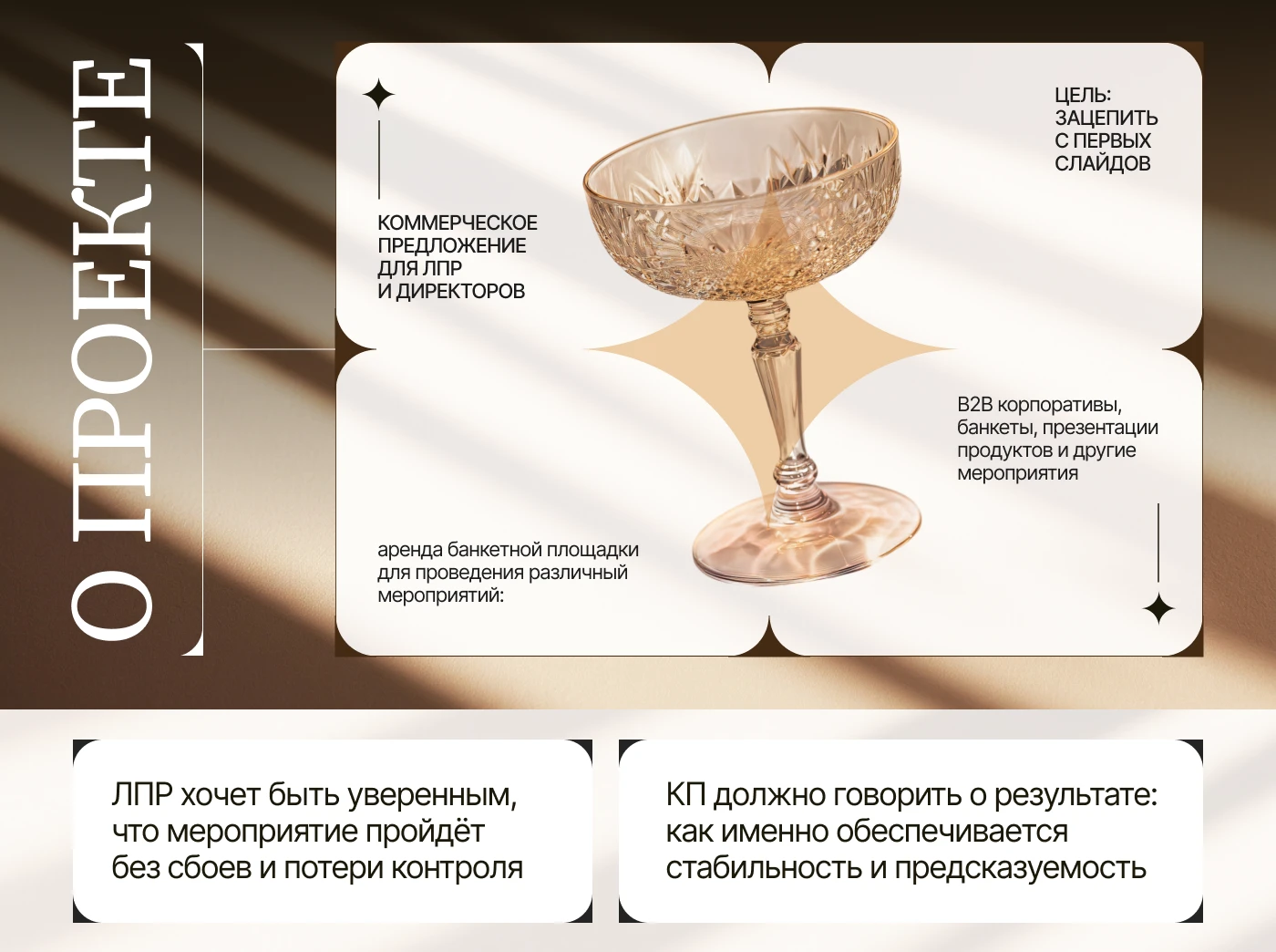 Презентация локации для мероприятий (КП) — Изображение №2 — Графика, Маркетинг на Dprofile