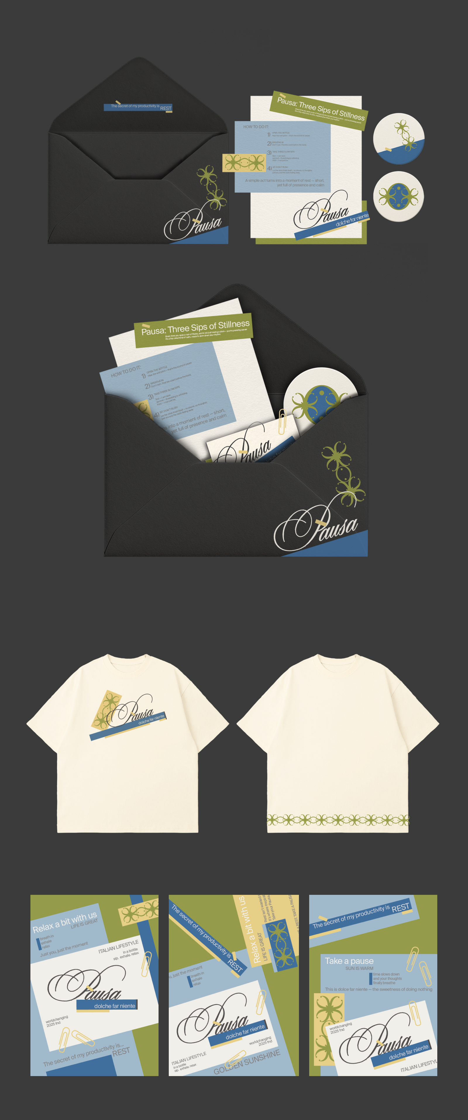 Pausa—бренд итальянских напитков — Изображение №2 — Брендинг на Dprofile