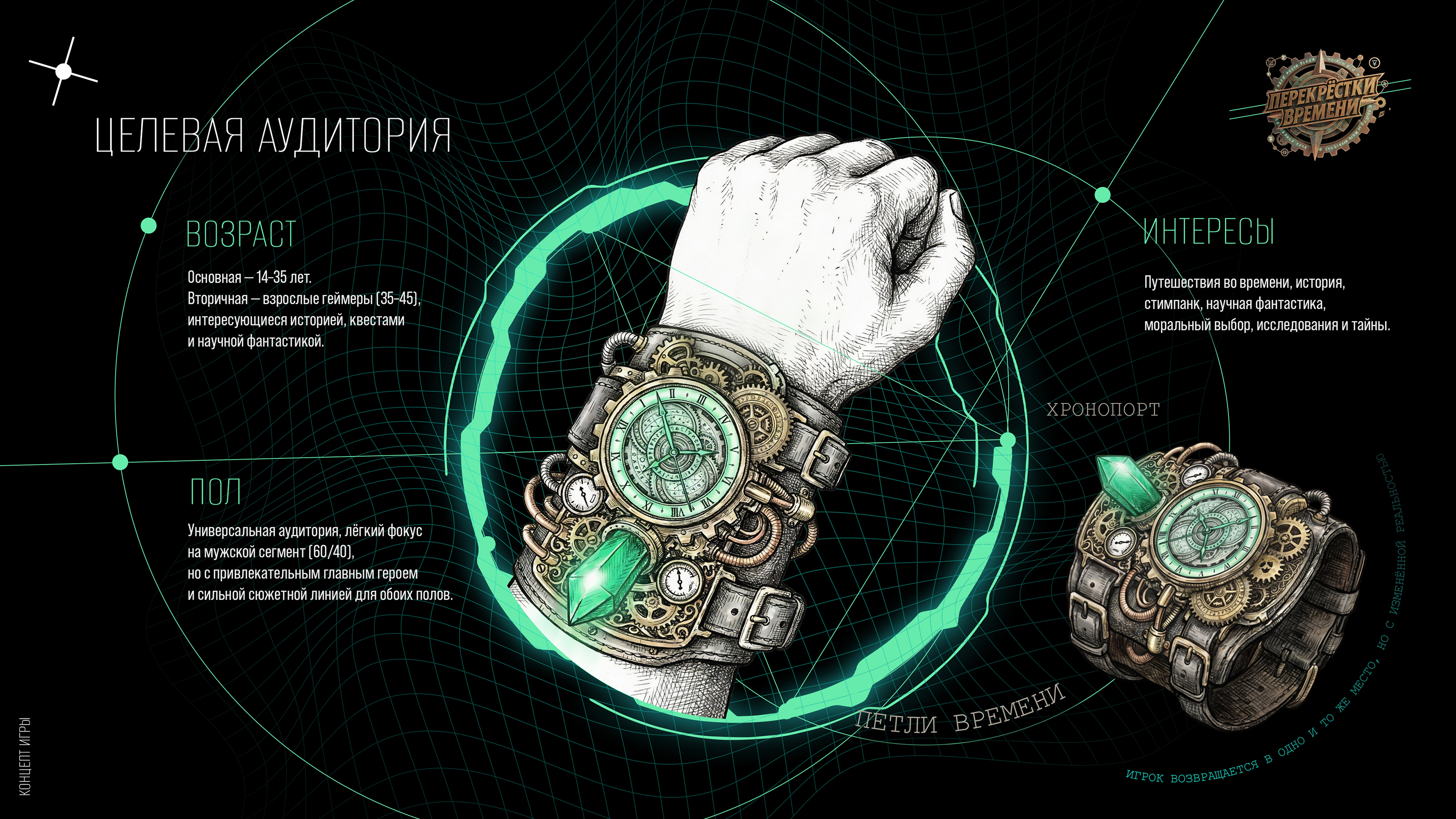 Концепт игры "ПЕРЕКРЁСТКИ ВРЕМЕНИ" — Изображение №1 — Иллюстрация, Анимация на Dprofile