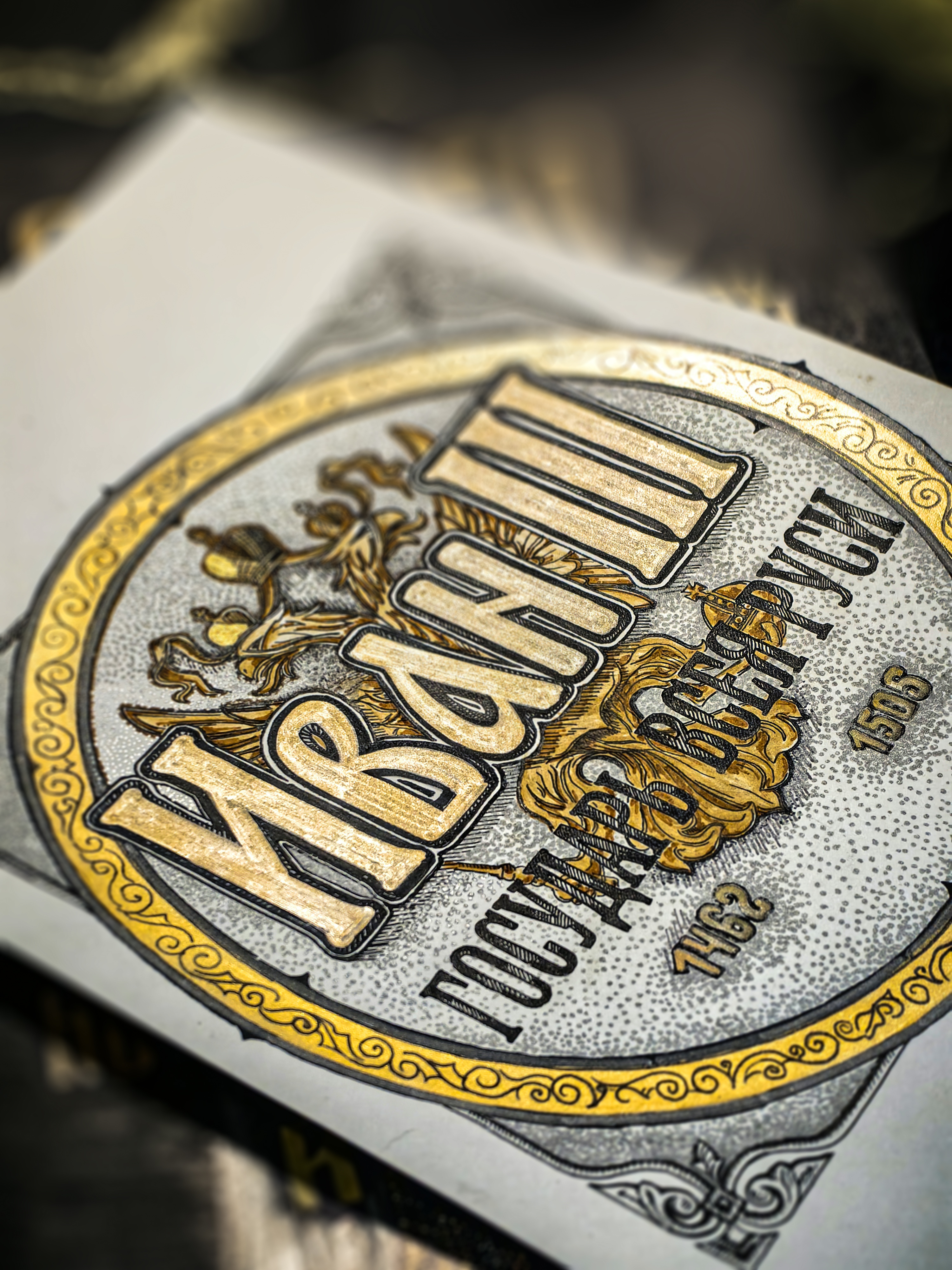 Золото и чернила — Изображение №8 — Иллюстрация, Графика на Dprofile