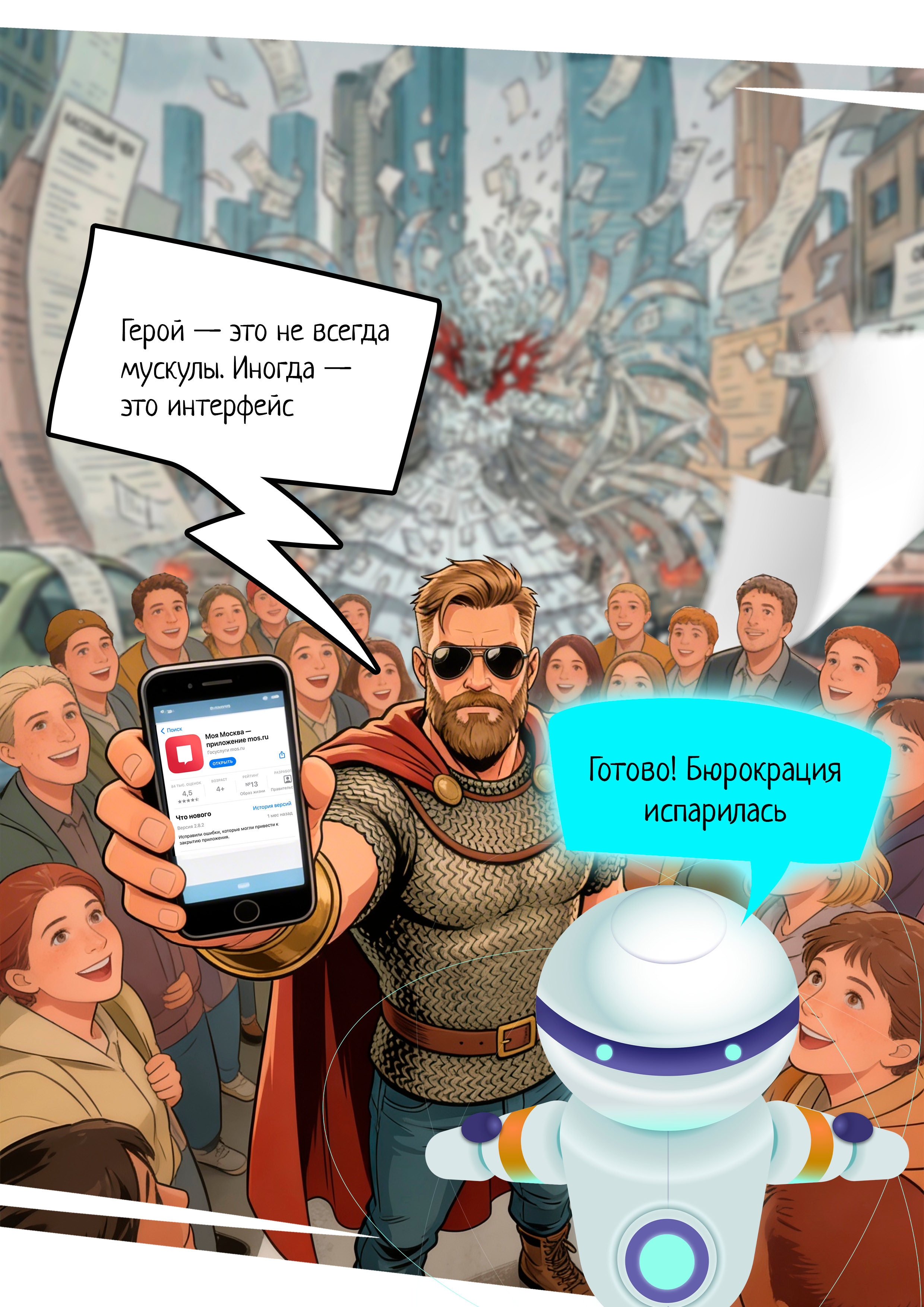 МосРуМэн - герой в каждом из нас — Изображение №11 — Иллюстрация, Графика на Dprofile