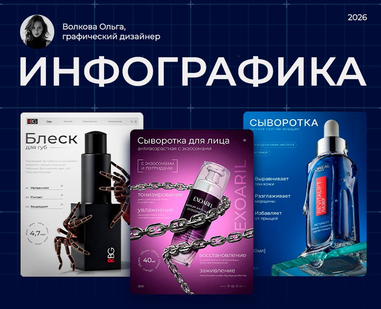 Инфографика для маркетплейсов / Дизайн карточек товара на Dprofile