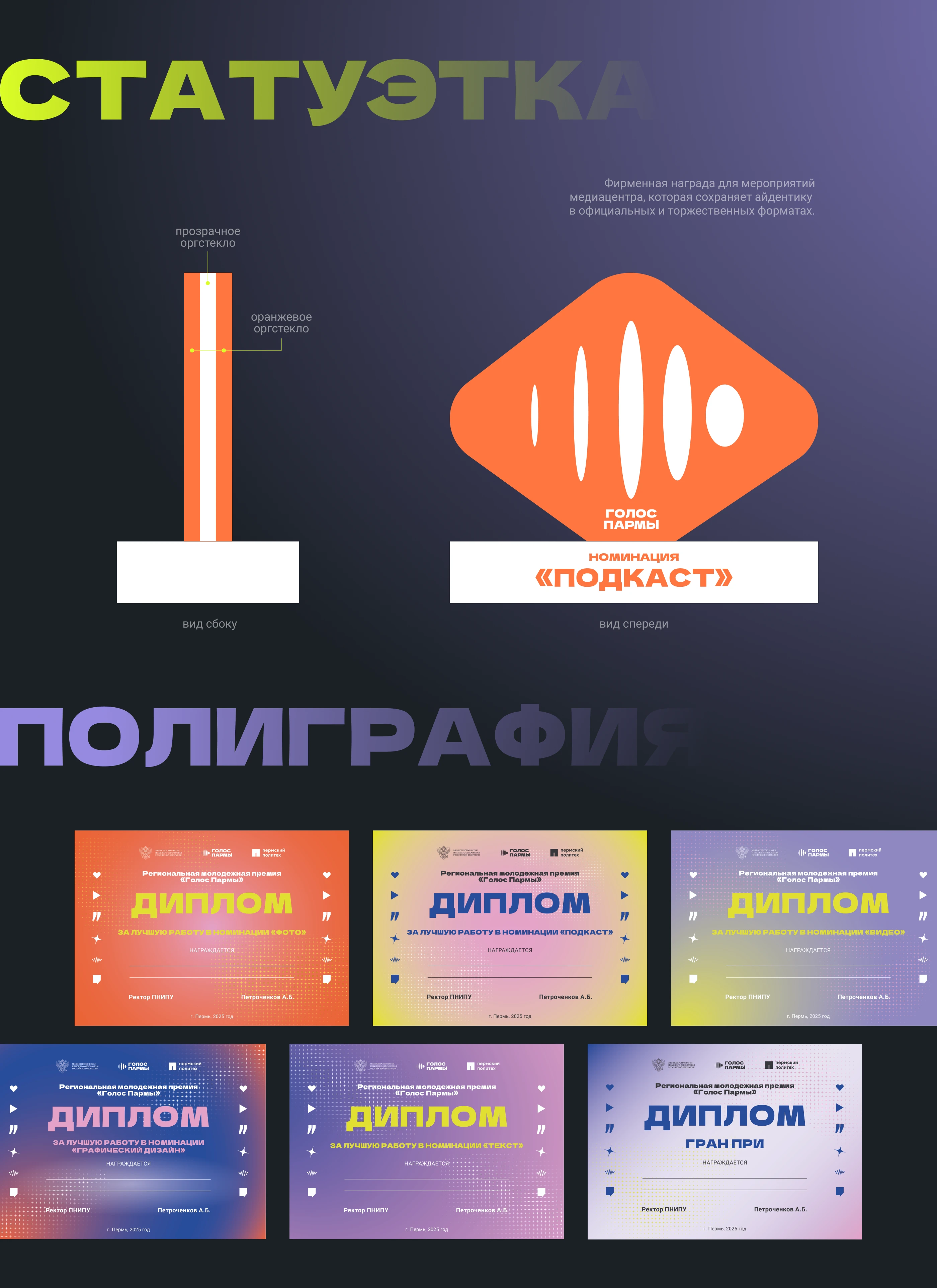 Голос Пармы: айдентика и визуальная система медиацентра — Изображение №13 — Брендинг на Dprofile