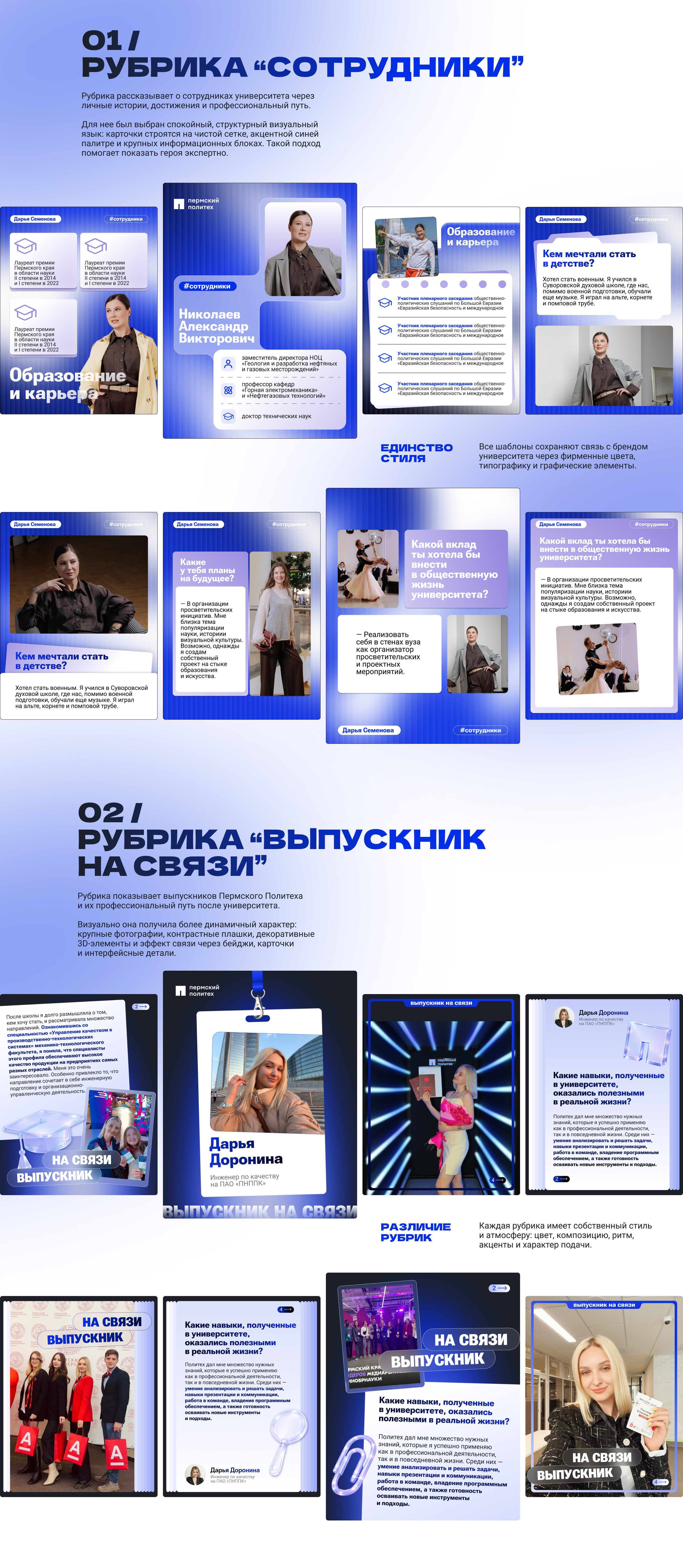 Редизайн социальных сетей Пермского Политеха — Изображение №2 — Брендинг, Графика на Dprofile