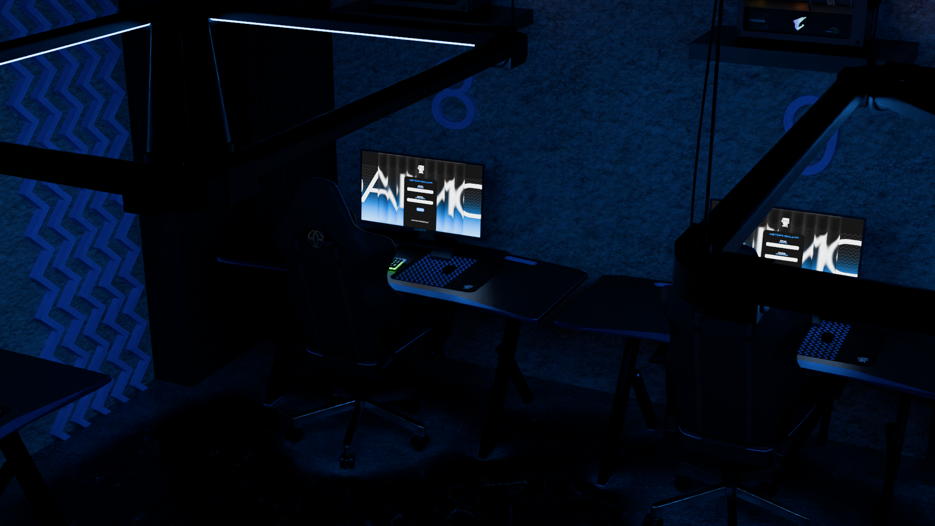 Компьютерный клуб "EUDAIMONIA" — Изображение №14 — Брендинг, 3D на Dprofile