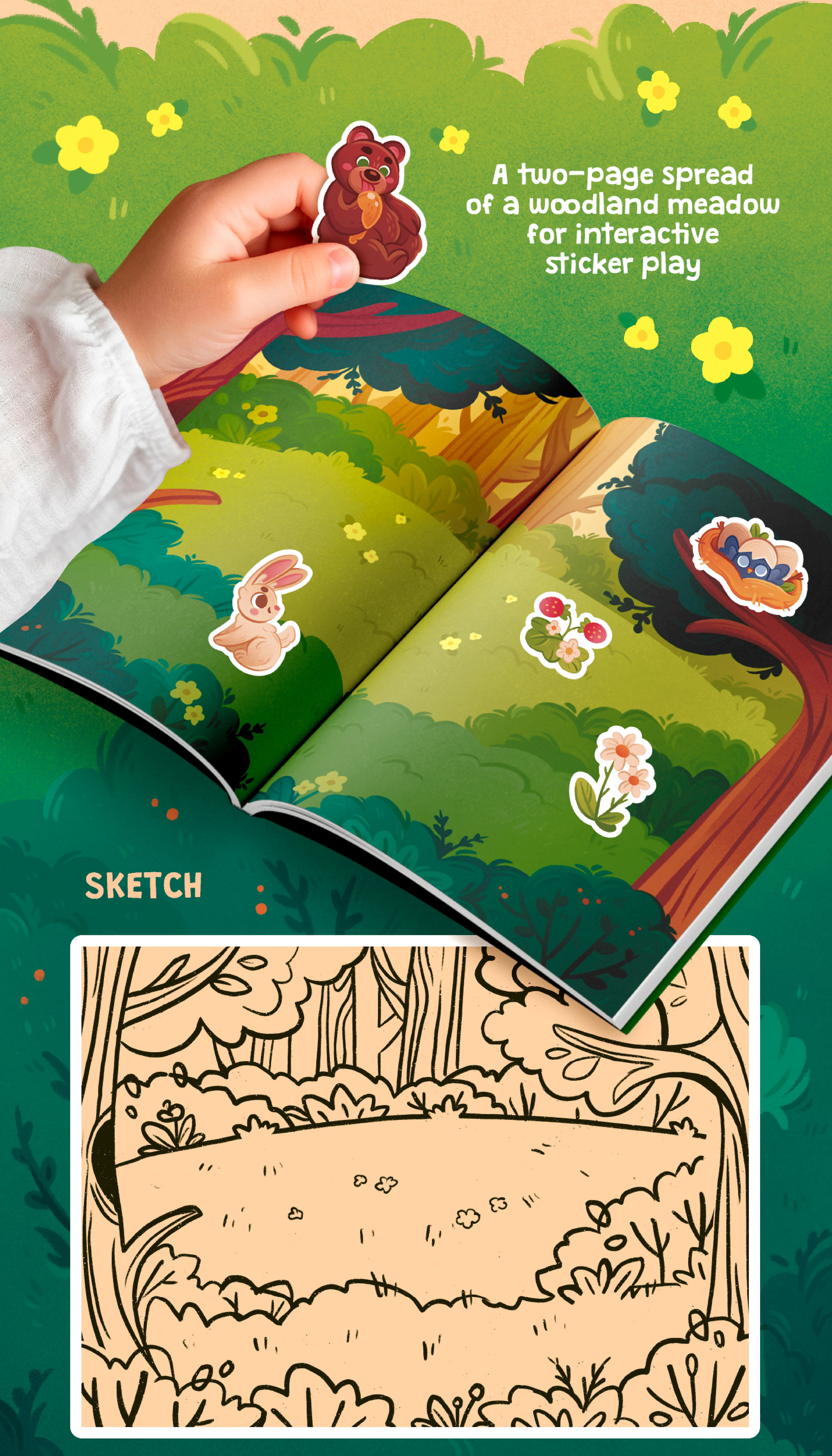 Альбом с лесными наклейками — Изображение №7 — Иллюстрация, Графика на Dprofile