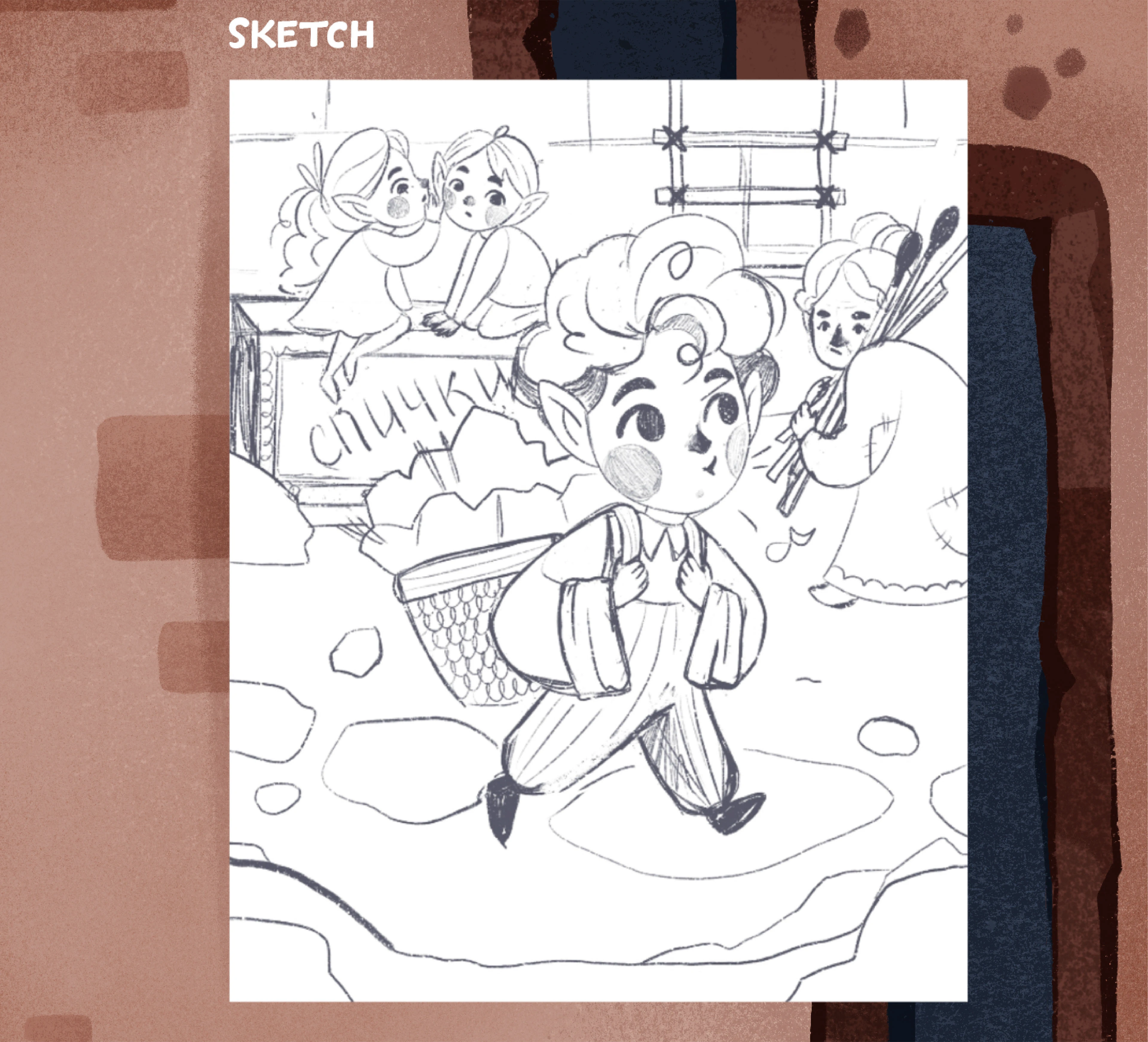 Иллюстрация к книге "Райфолли-человечки из печной трубы"" — Изображение №3 — Иллюстрация на Dprofile